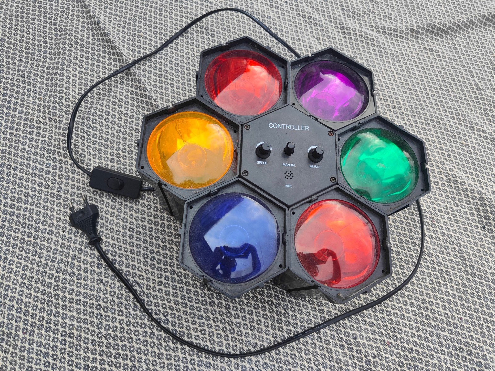 Kotronic Lichteffect mt Meerdere Kleuren en Geluidsbesturing, Ophalen of Verzenden, Gebruikt, Licht, Geluidgestuurd