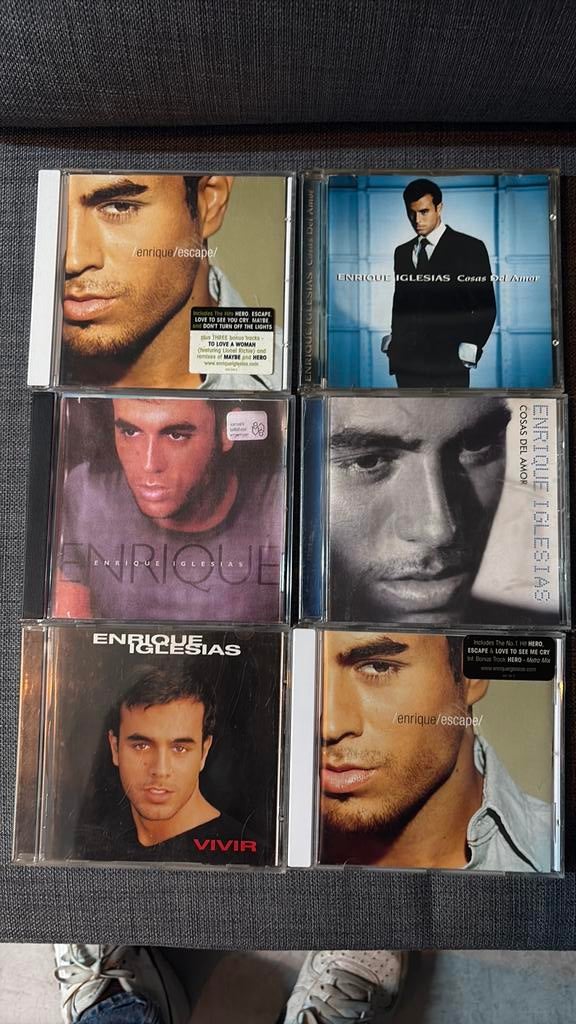 Enrique Iglesias collectie 6x cd, Ophalen of Verzenden, Zo goed als nieuw
