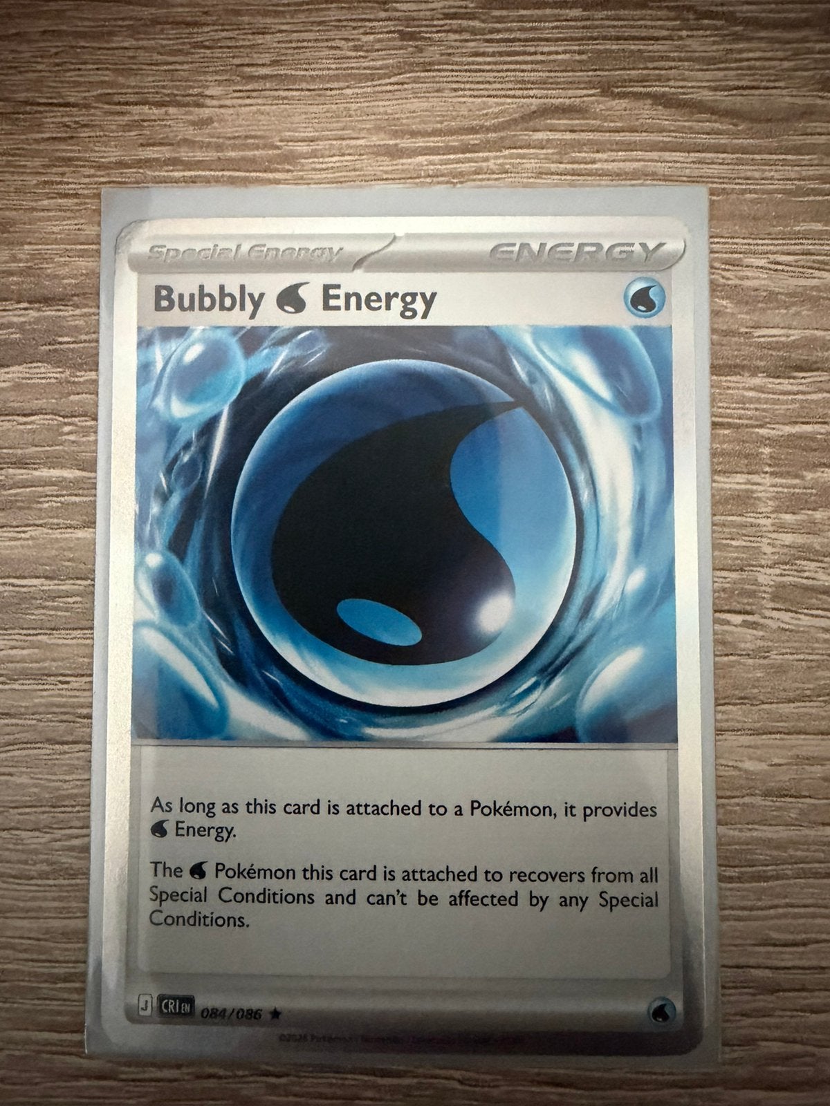 Bubbly Energy 084/086 Holo, Ophalen of Verzenden, Nieuw, Losse kaart