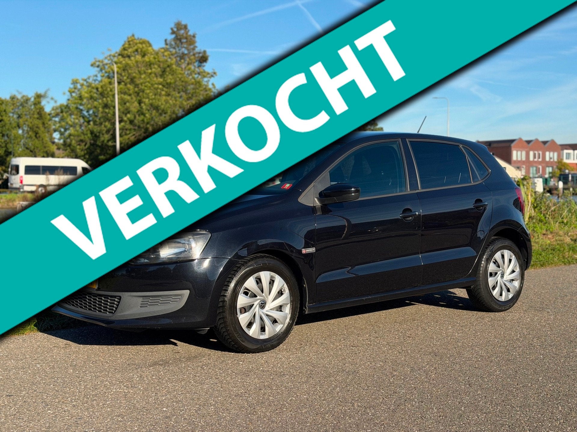 Volkswagen Polo 1.2-12V BlueMotion NEW APK AIRCO CAMERA, Auto's, Voorwielaandrijving, Euro 5, 1198 cc, Zwart