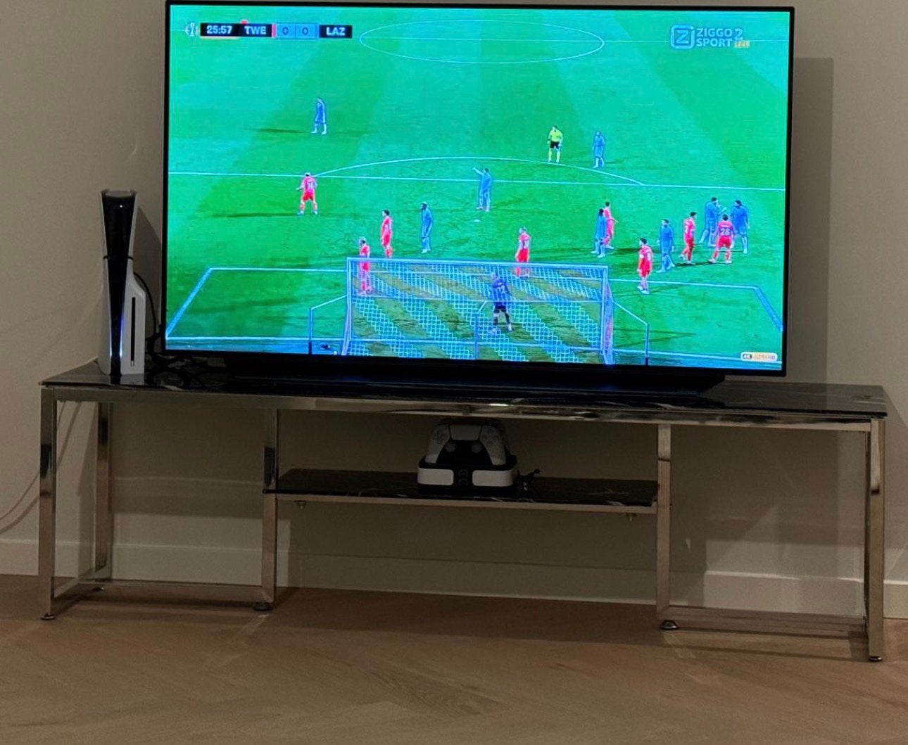 Televisiemeubel, Ophalen, 150 tot 200 cm, Zo goed als nieuw, Minder dan 100 cm