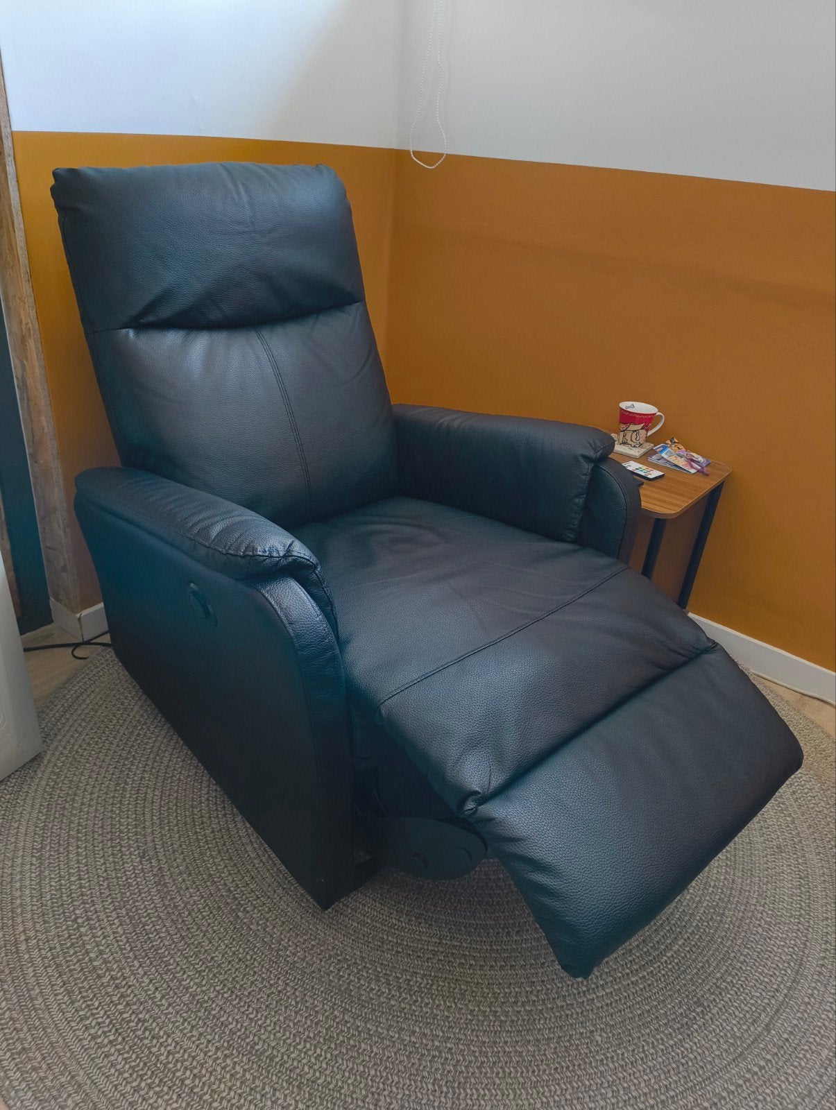 JYSK ABILDSKOV fauteuil - Goede staat, Ophalen, Kunststof, Gebruikt, 75 tot 100 cm