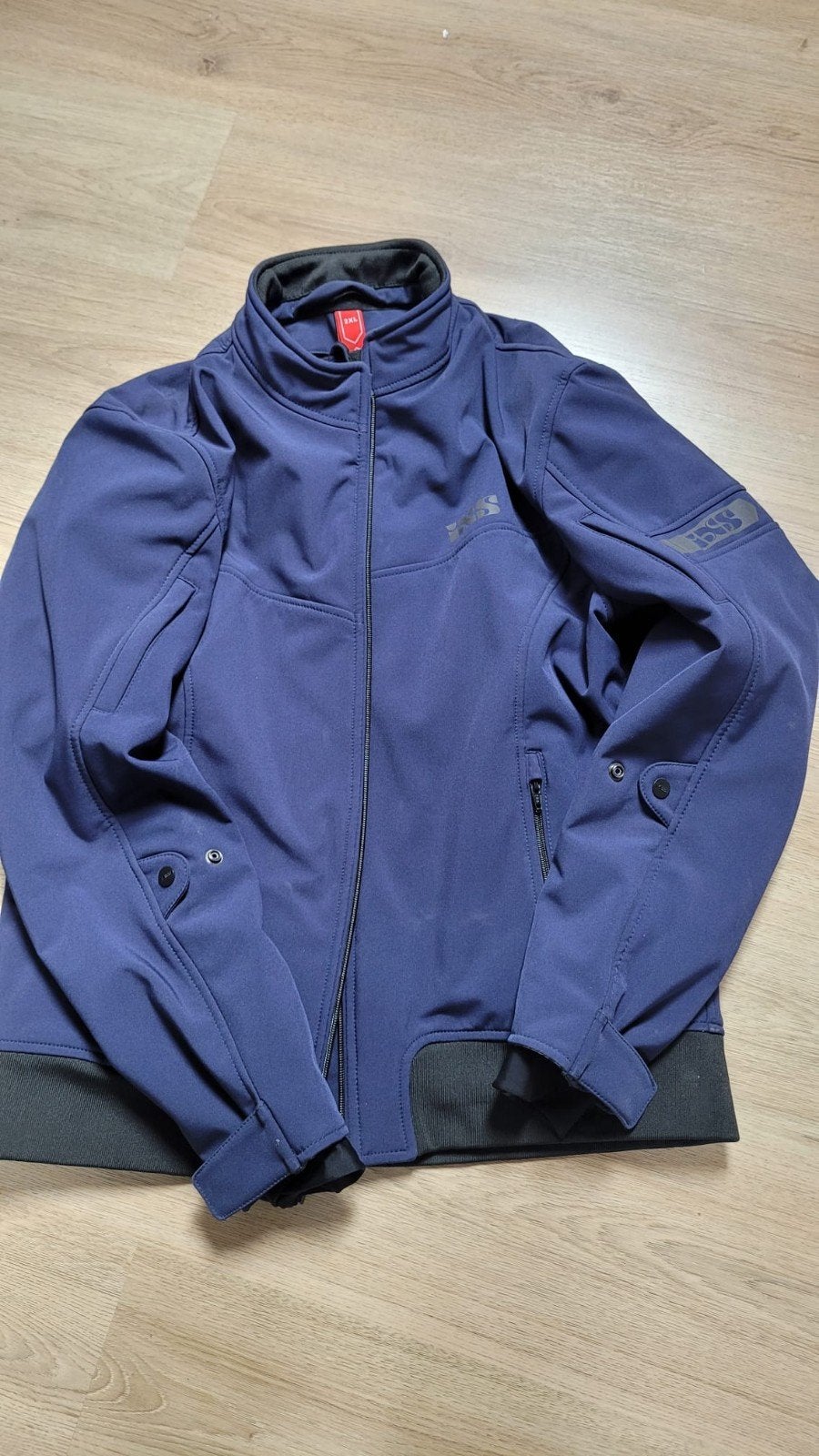 Motorjack te koop - merk iXS, Kleding | Dames, Ophalen, Blauw, IXS, Maat 46/48 (XL) of groter