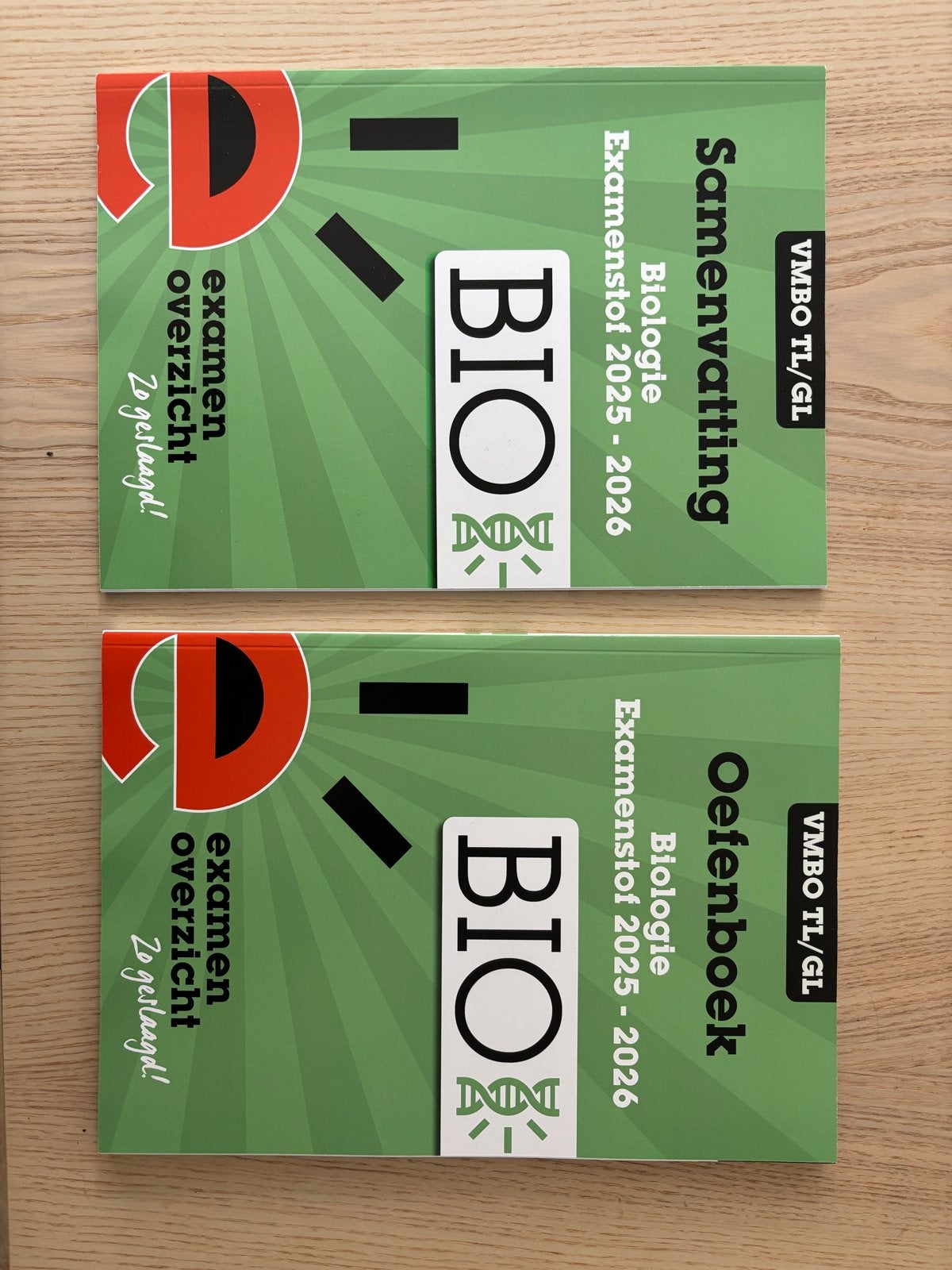 Examenoverzicht Biologie VMBO TL/GL 2025-2026, Ophalen, Zo goed als nieuw, VMBO, Biologie
