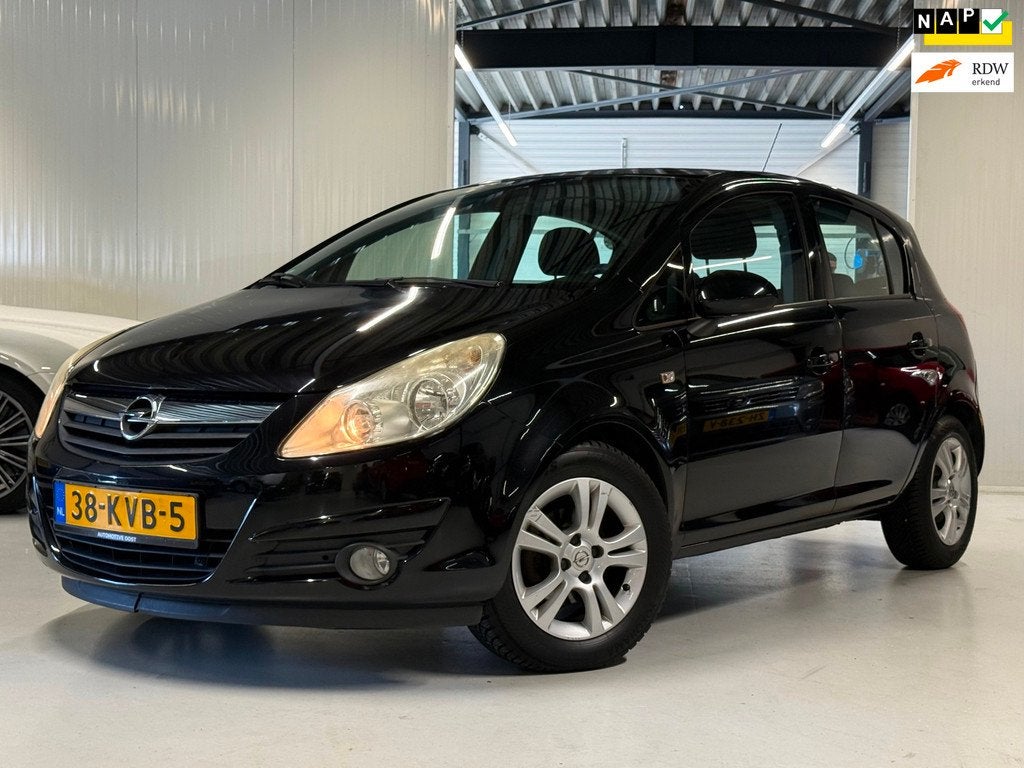 Opel Corsa 1.4-16V 90PK Enjoy Airco|CruiseControl!, Auto's, Opel, Bedrijf, Te koop, Corsa, ABS, Airbags, Airconditioning, Boordcomputer
