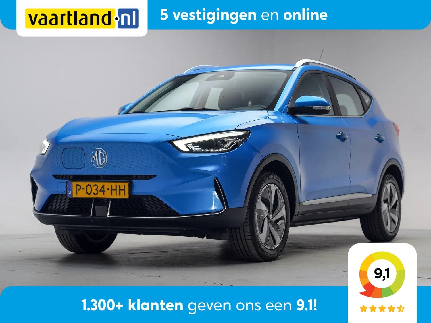 MG ZS Standard Range Comfort 50 kWh [ Camera Carplay Adapt., Auto's, MG, Automaat, 0 cilinders, Gebruikt, 177 pk