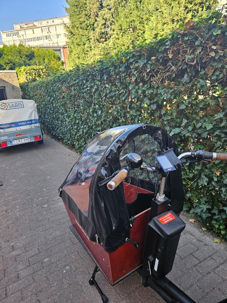 Huif bakfiets, 4 kinderen of meer, Gebruikt, Huif, Ophalen