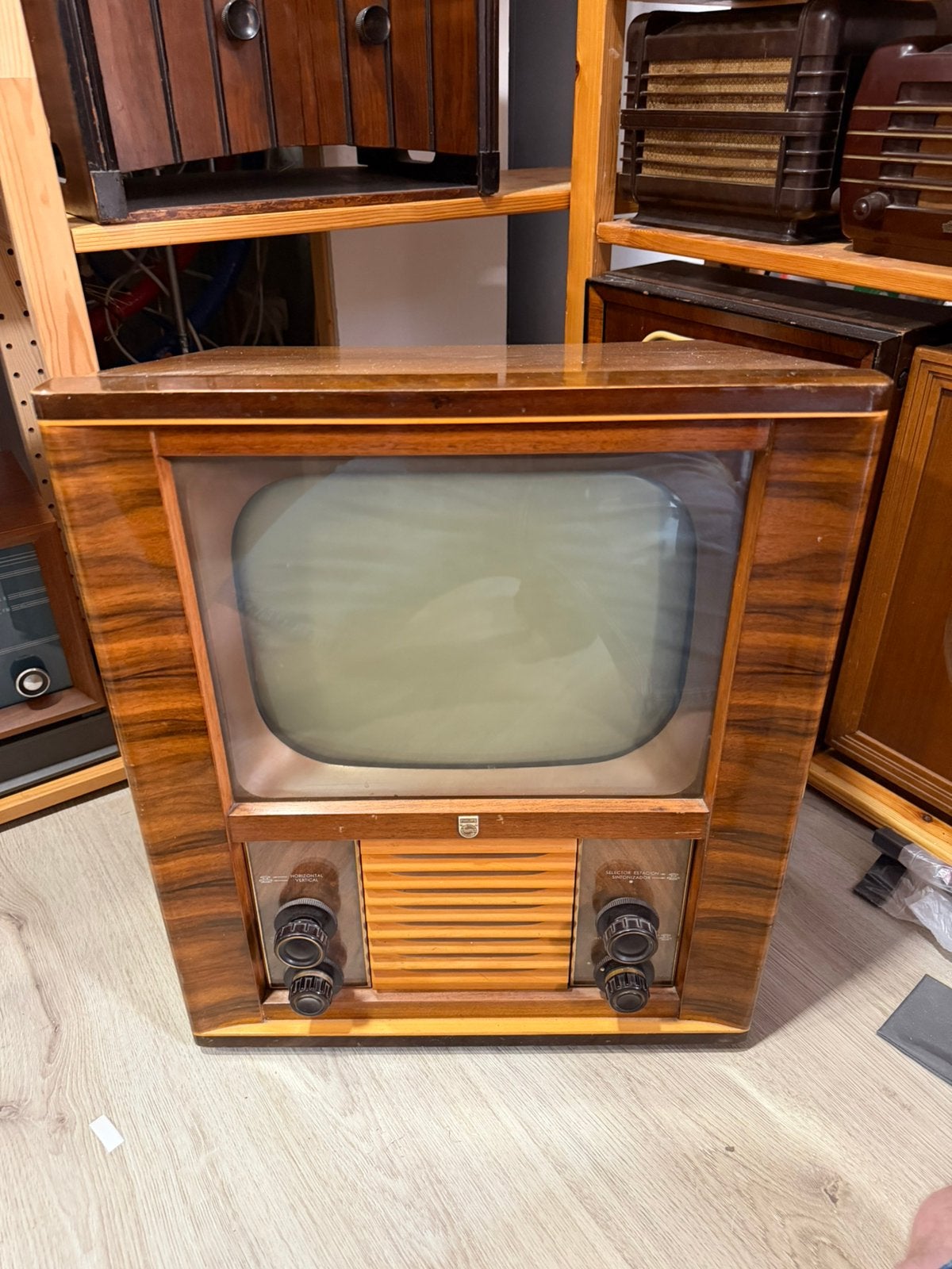 Zeer zeldzame Philips TX1410U televisie, Antiek en Kunst, Ophalen