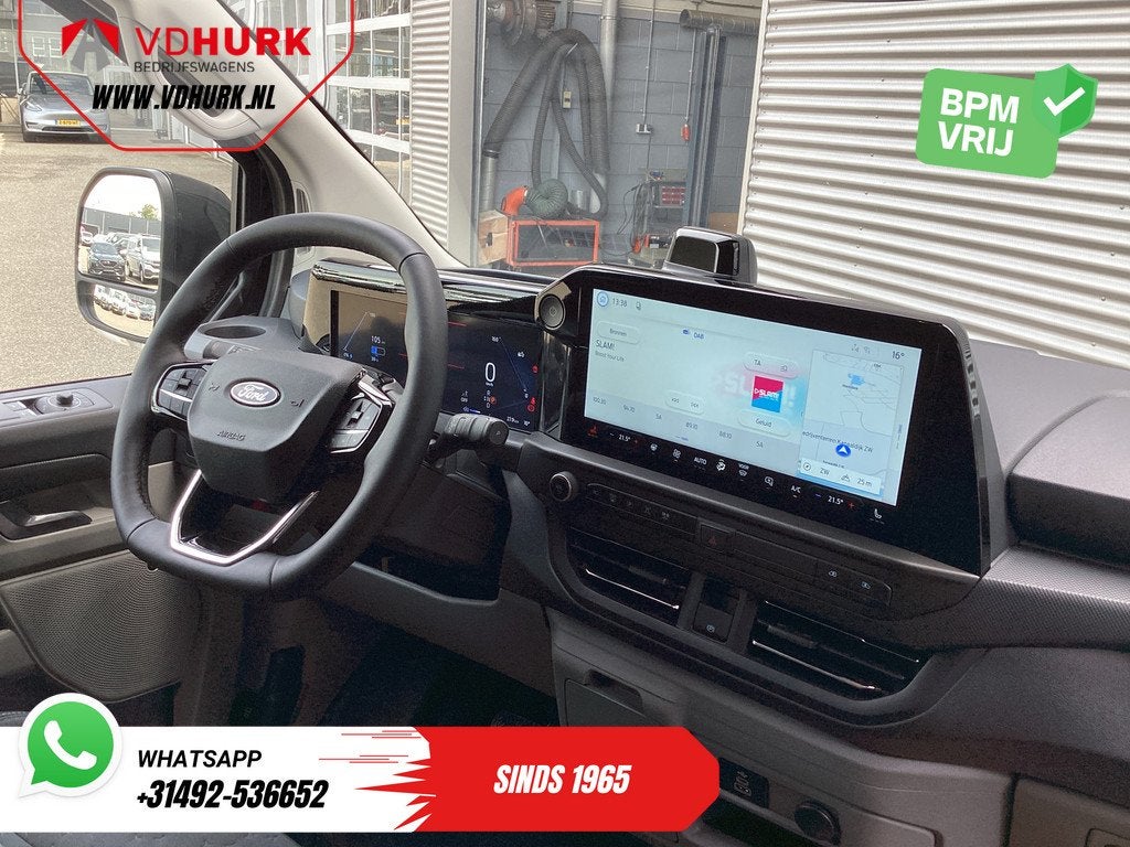 Ford E-Transit Custom 218 pk 330 km WLTP L2 Limited 2x Elek., Automaat, Stof, Gebruikt, Vierwielaandrijving