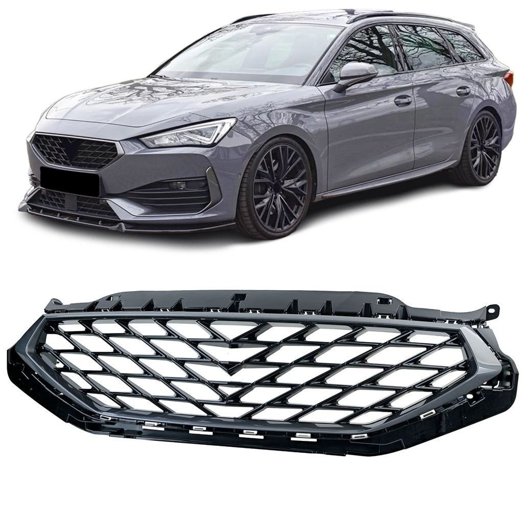 Sport Grill Voor Seat Leon FR KL Honingraat Clean Look, Verzenden, Automotive Parts, A.parts@hotmail.nl, Trasmolenlaan 12 3447 GZ Woerden