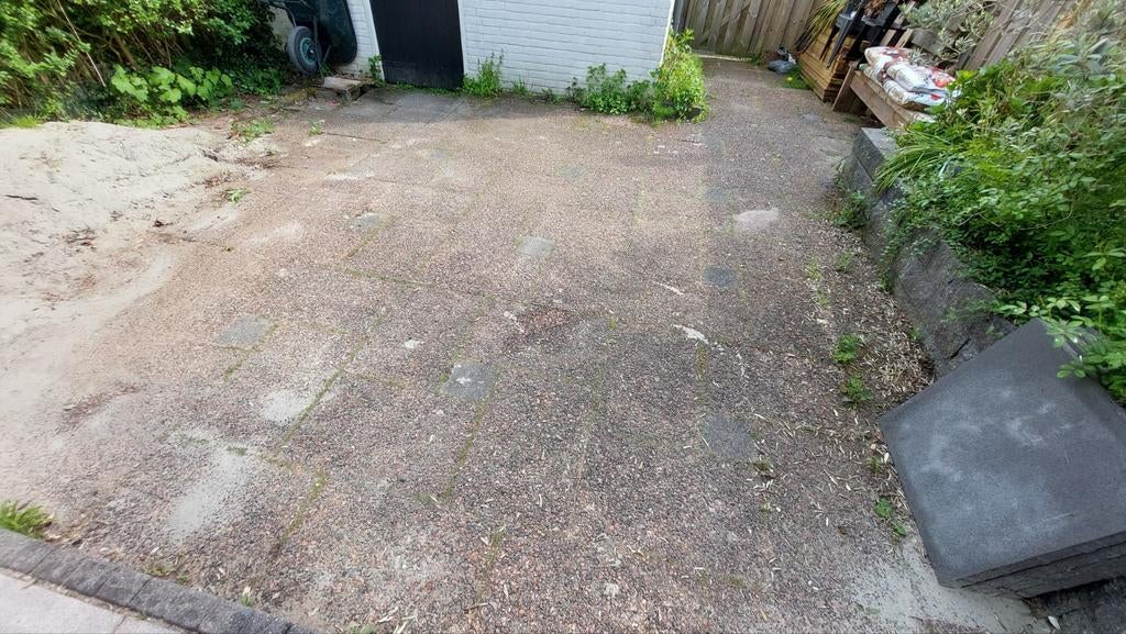 Gratis Gebruikte tuintegels voor terras of pad, Ophalen, Gebruikt, 40 tot 60 cm, 10 m² of meer