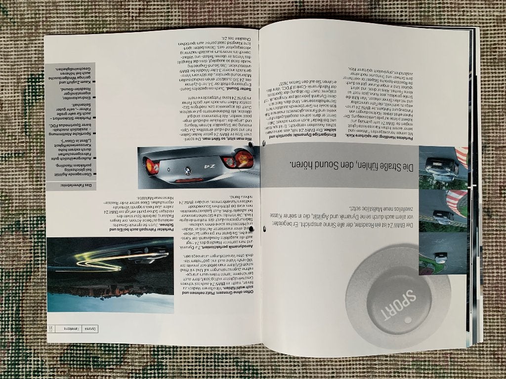 Foto 11 van Product informatie brochure BMW Z4 roadster E85 2002 izgs