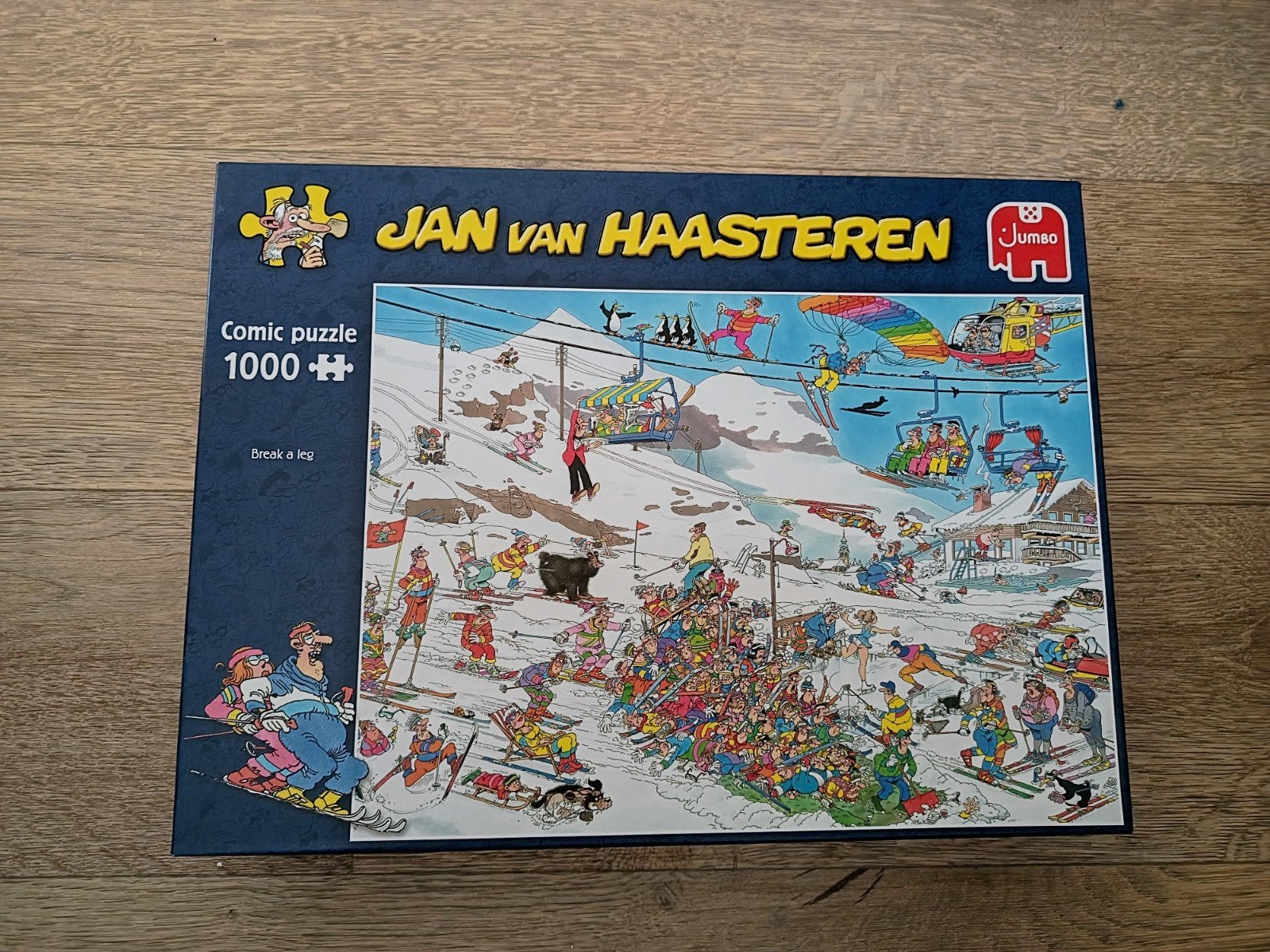 Jan van Haasteren break a leg, Ophalen, 500 t/m 1500 stukjes, Zo goed als nieuw