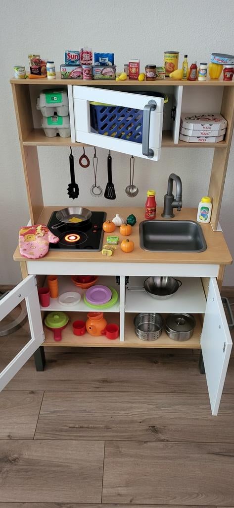 Complete kinderkeuken met accessoires en licht, Ophalen, Gebruikt, Ontdekken, Met licht