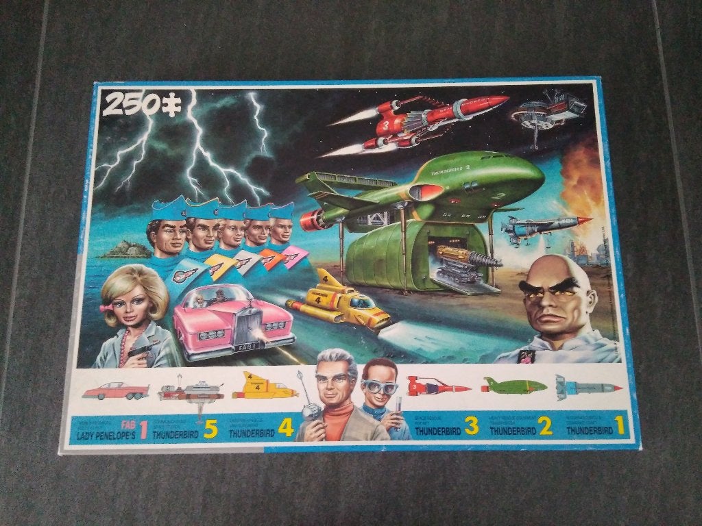 Puzzel Thunderbirds 250 stukjes, Ophalen, Minder dan 500 stukjes, Gebruikt, Legpuzzel