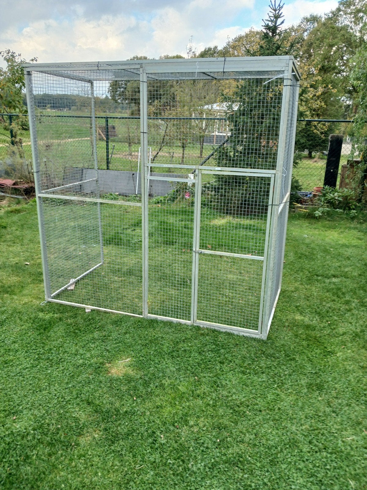 voliere aluminium kooi kattenren papagaai, Ophalen, Aluminium, Volière