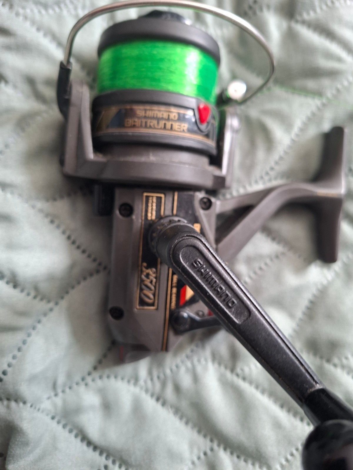 3 maal shimano 3500. baitrunner, Ophalen, Gebruikt, Molen