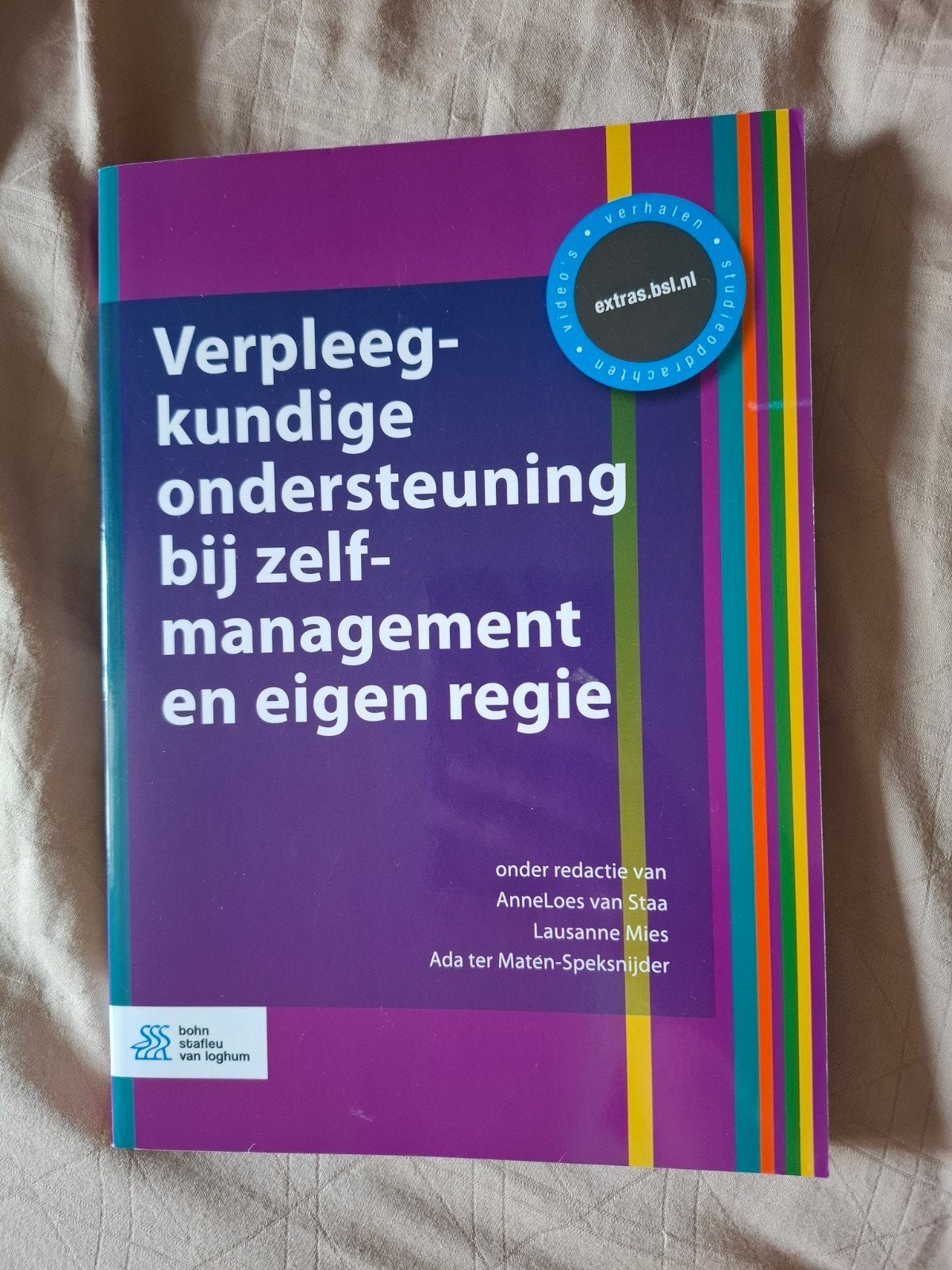 Boek verpleegkundige ondersteuning bij zelfmanagment, Ophalen of Verzenden, Zo goed als nieuw