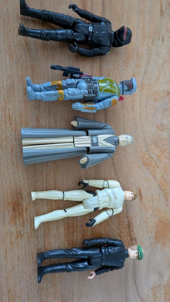 Last 17 kenner vintage starwars ea, bobbafet, luke enz., Ophalen of Verzenden, Zo goed als nieuw, Actiefiguurtje