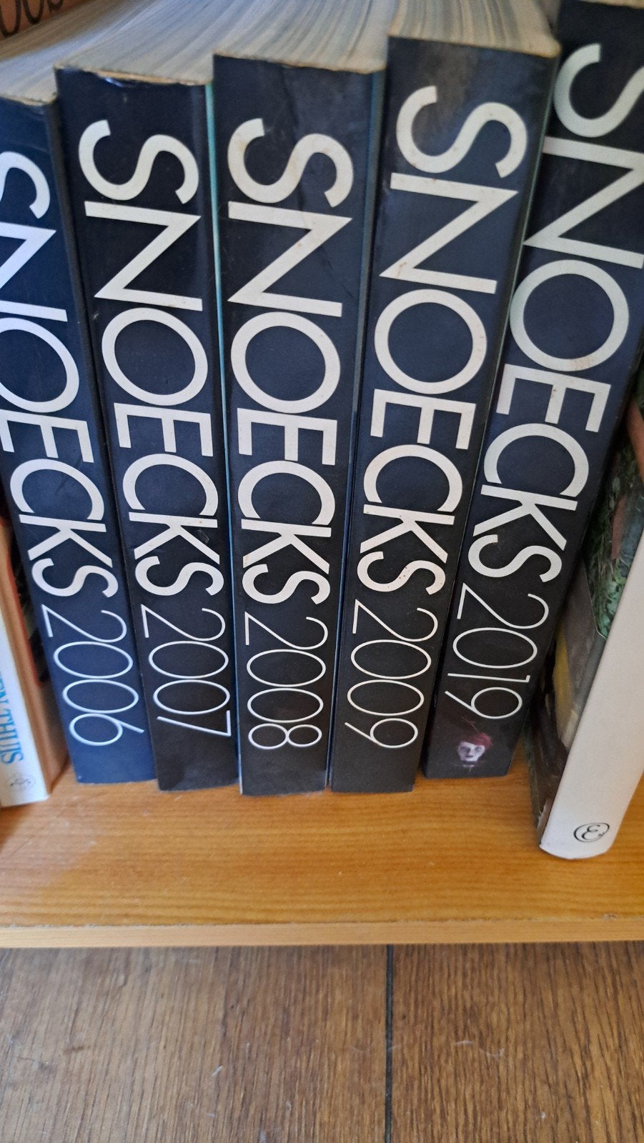 Snoeck's Jaarboeken 2006, 2007, 2008, 2009, 2019, Ophalen, Gelezen, België