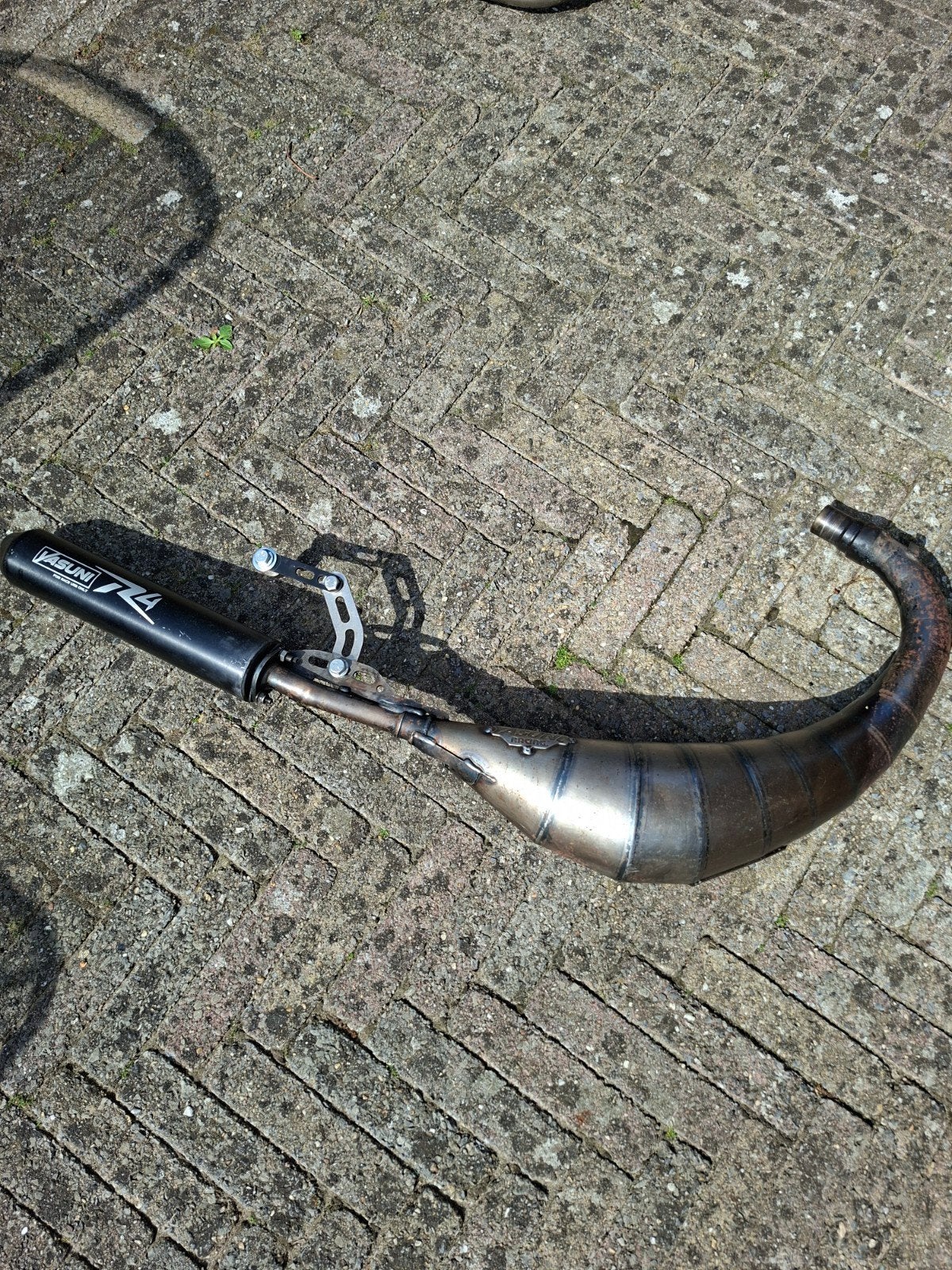Yasuni R4 Bigbore uitlaat AM6 80/90, Ophalen of Verzenden, Zo goed als nieuw, Uitlaat, Yasuni Racing