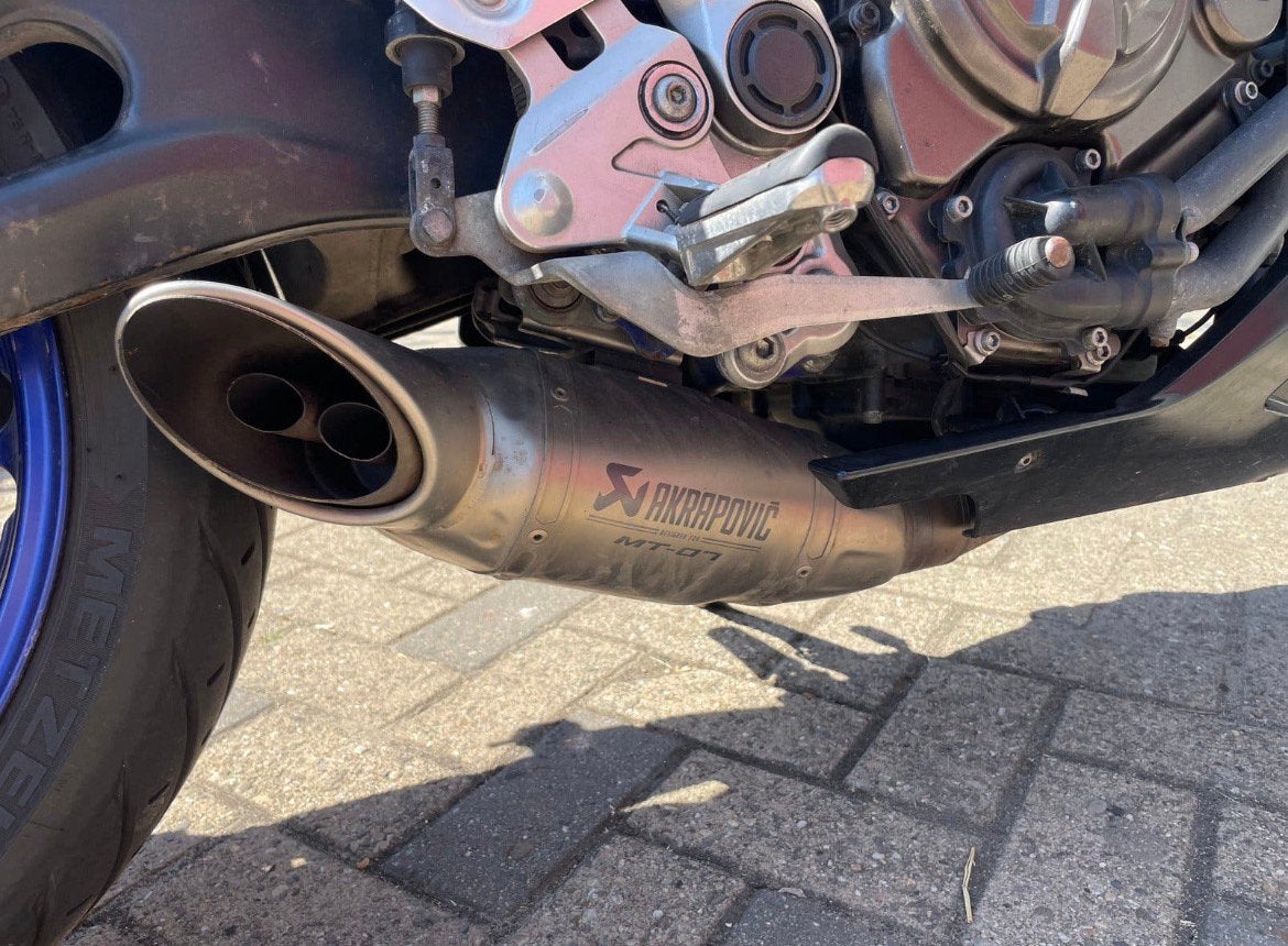 Akrapovic uitlaat mt07 mt 07 tracer 700, Motoren, Verzenden