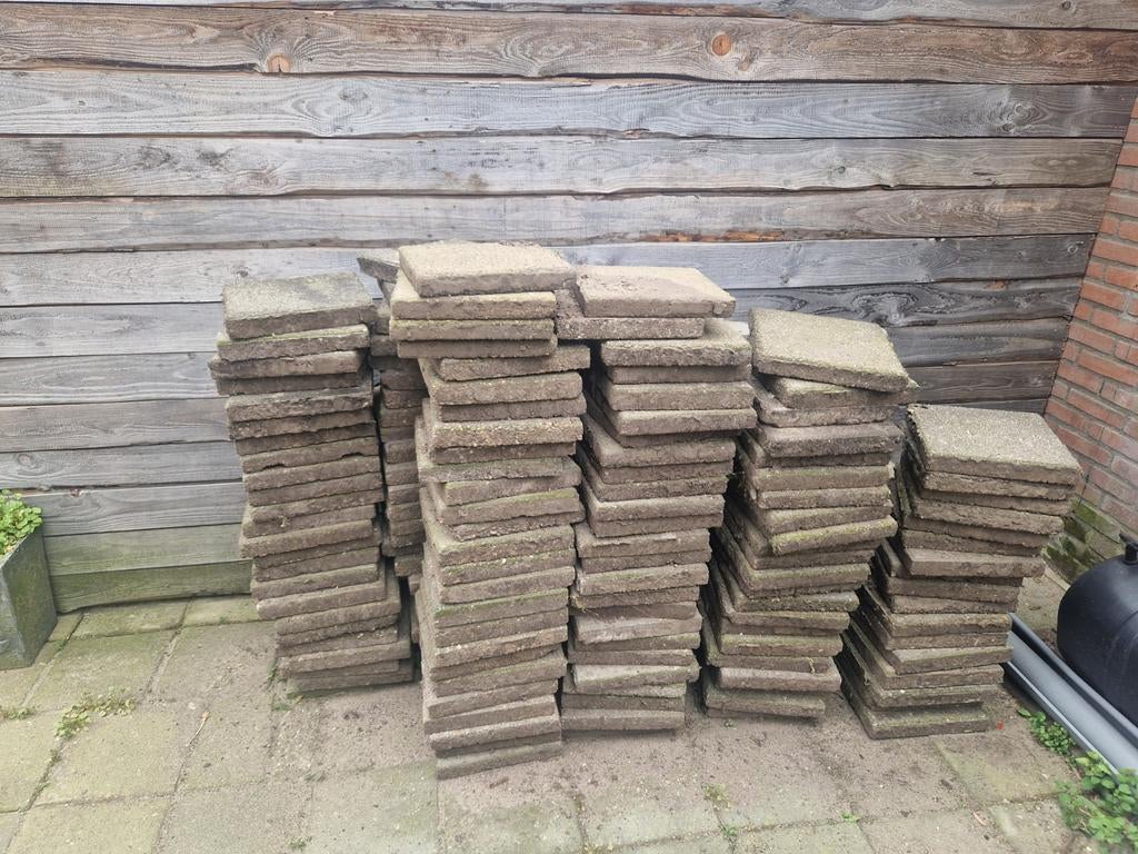 Gebruikte terrastegels, Tuin en Terras, Ophalen of Verzenden
