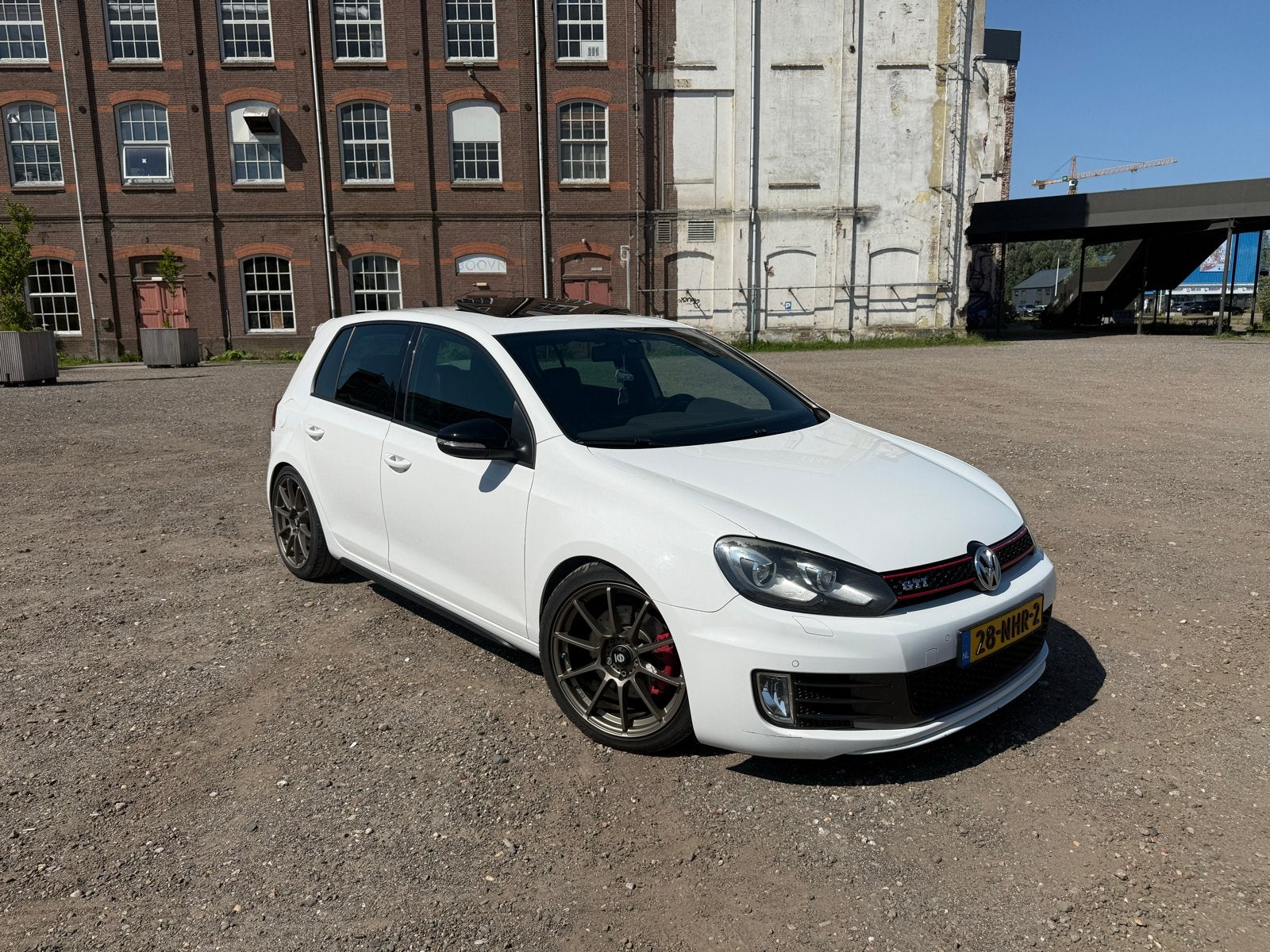 Volkswagen Golf 2.0 GTI 155KW DSG 2010 Wit, Auto's, Zwart, 4 cilinders, Wit, 1314 kg