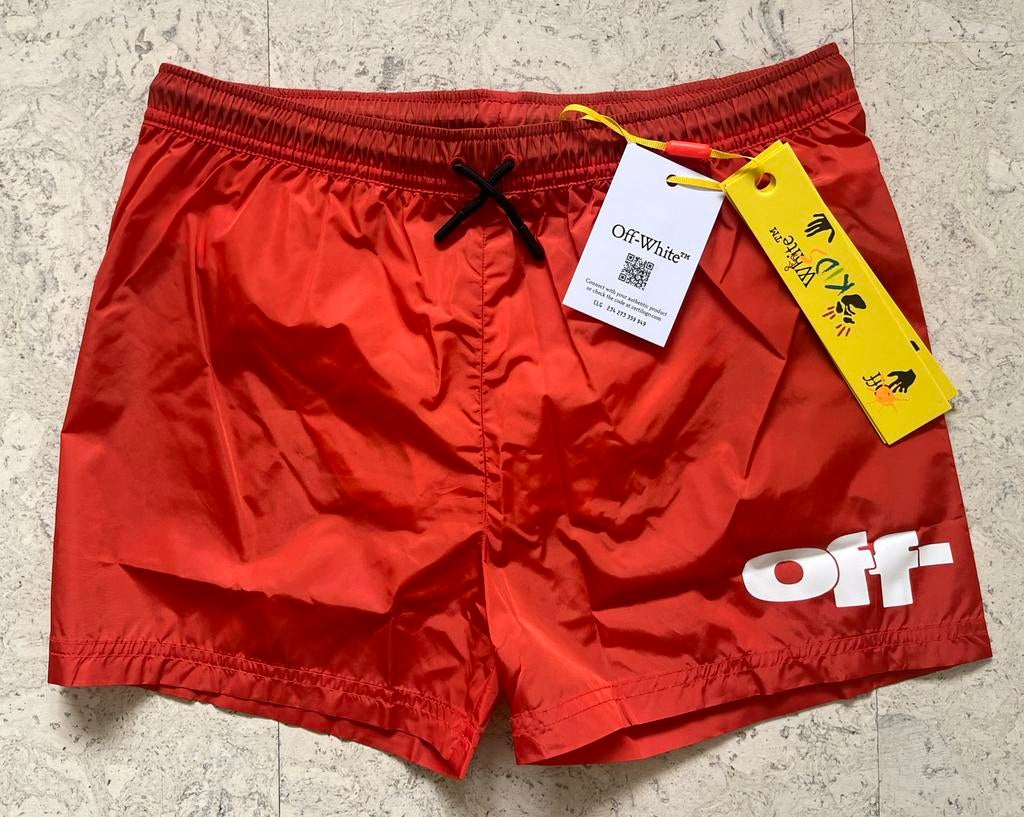 Off White kids short - zwemshort voor 12 jaar, Ophalen of Verzenden, Nieuw, Jongen, Sport- of Zwemkleding