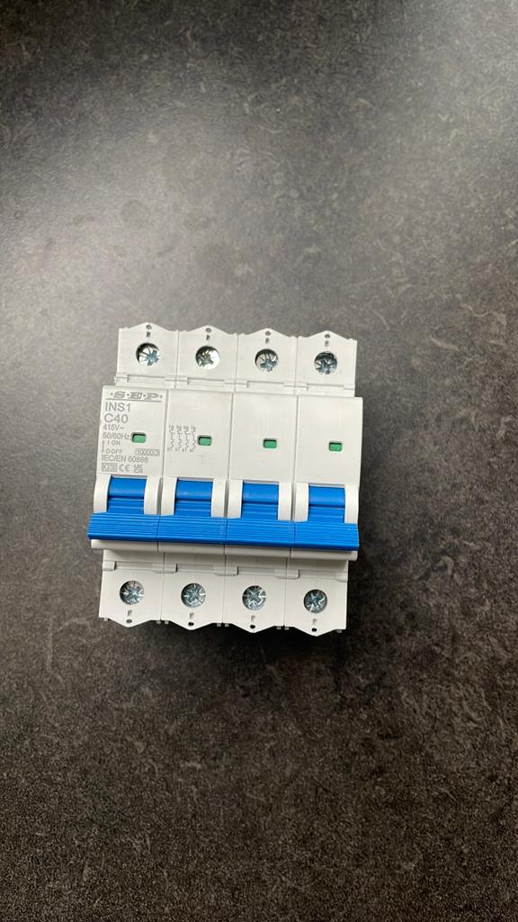 SeEP INS1 C40 automaat installatieautomaat krachtautomaat, Ophalen of Verzenden, Overige typen