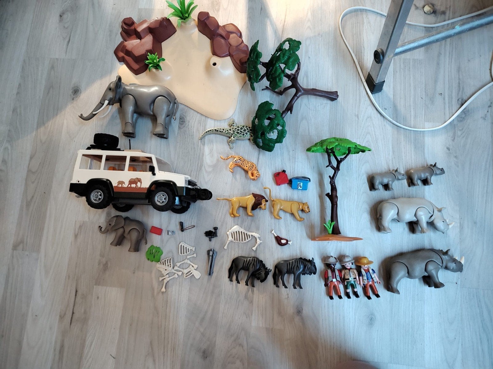 Playmobil Safari Sets met olifanten en neushoorns, Wild life, Gebruikt, Complete set, Overige typen