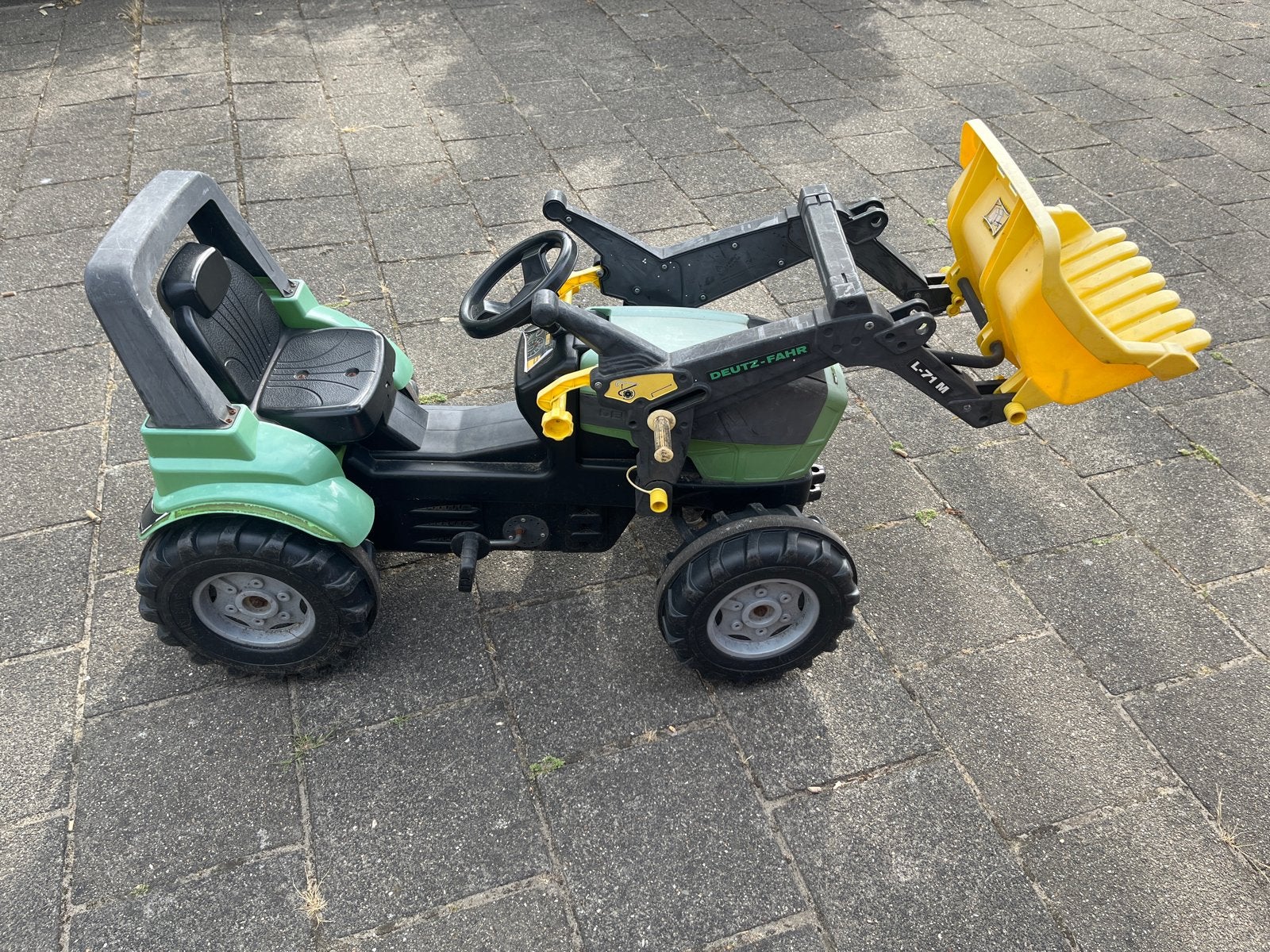 Deutz-Fahr Traptractor met voorlader, Ophalen, Gebruikt, Trapvoertuig