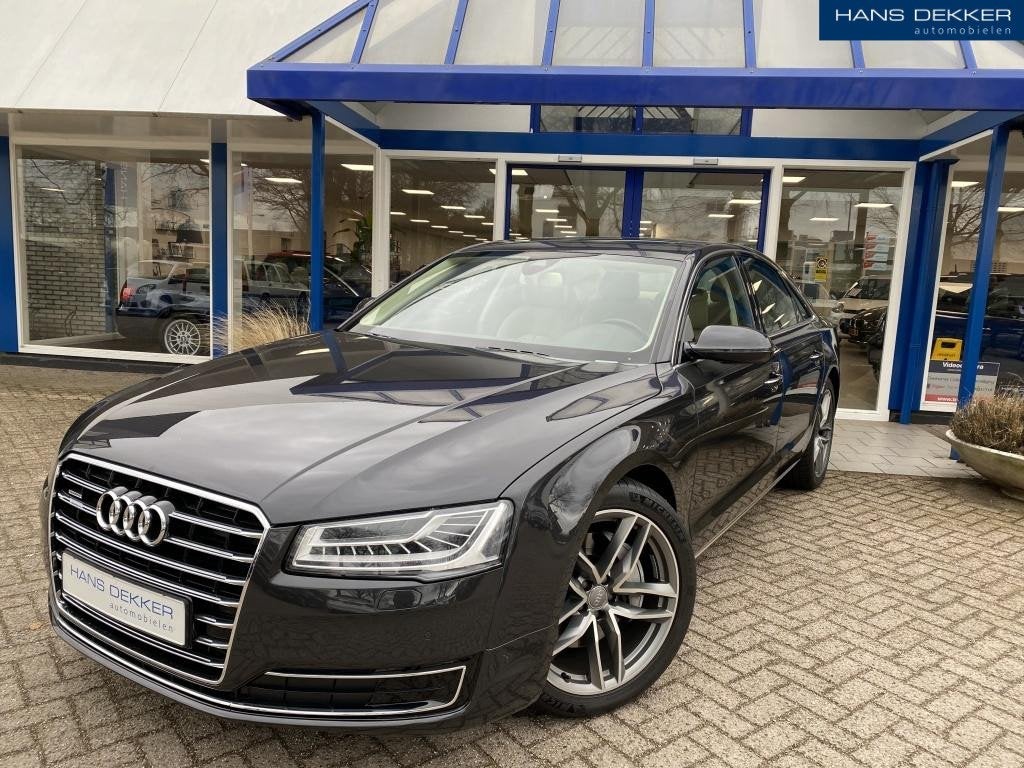 Audi A8 3.0 TDI quattro Pro Line+automaat/leer/navigatie/sch, Auto's, Audi, Automaat, Stof, Gebruikt, Euro 6