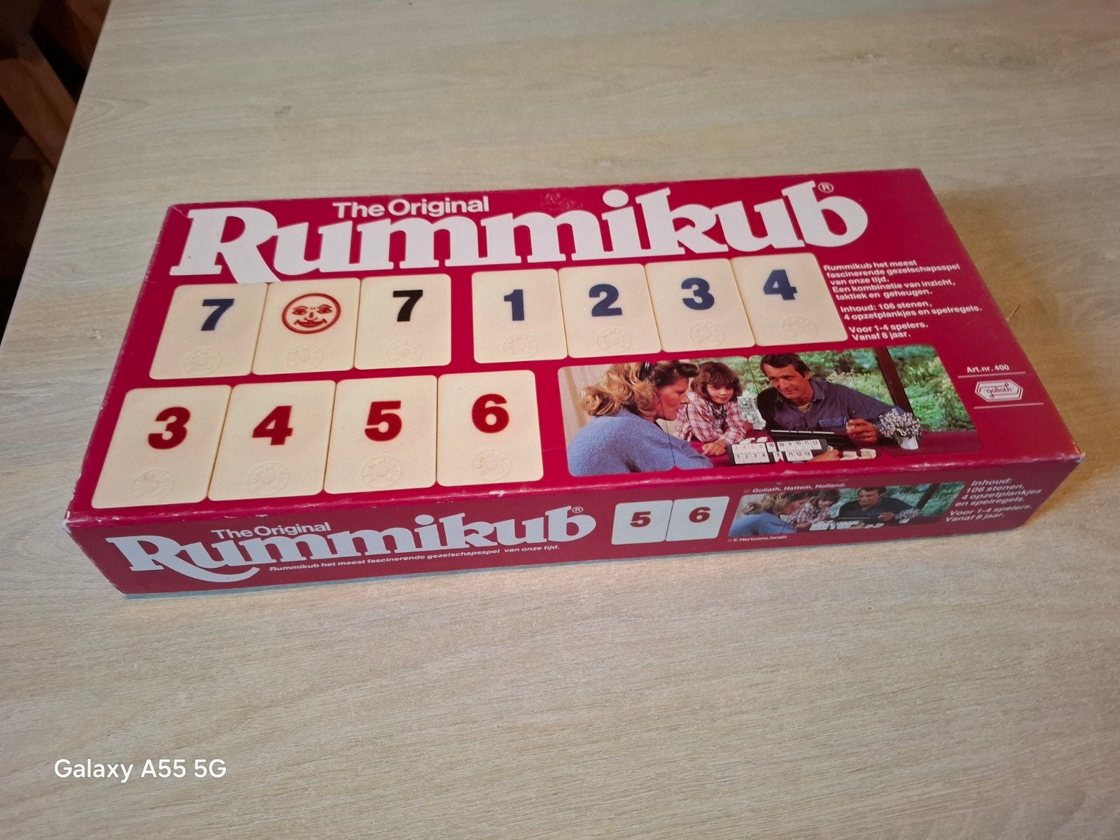 Rummikub - Het Originele Cijferspel, Gebruikt, Goliath, Ophalen of Verzenden, Een of twee spelers