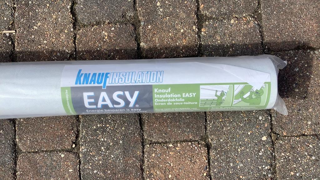 Nieuwe rol merk Knauf insulation Easy 20 m x1 m, Ophalen, Nieuw, 15 m² of meer, Folie