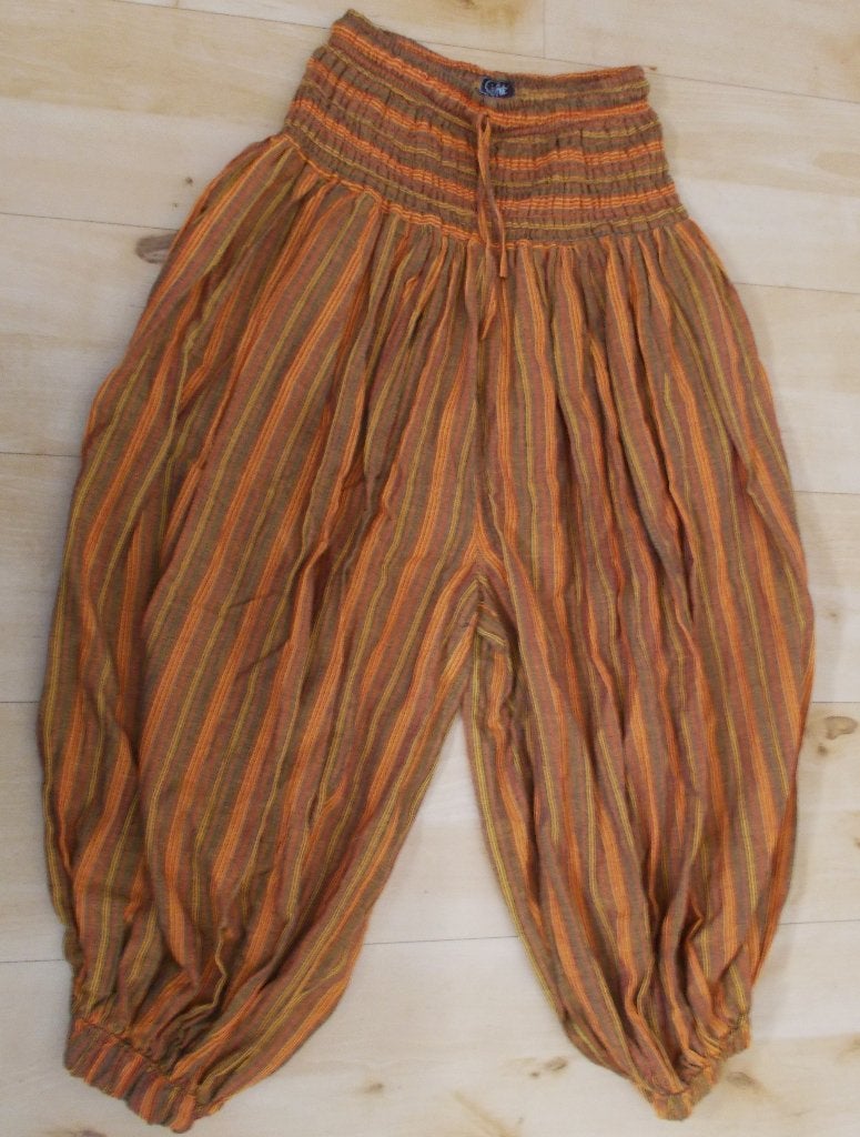 Hippy oranje 100% katoenen baggy broek van Coline! M, Maat 38/40 (M), Verzenden, Oranje, Zo goed als nieuw