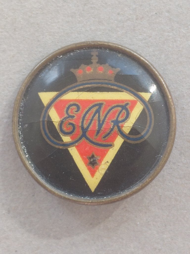 Broche Burgers-ENR historisch merk van fietsen en motoren., Verzamelen, Ophalen of Verzenden, Gebruikt, Overige onderwerpen, Speldje of Pin
