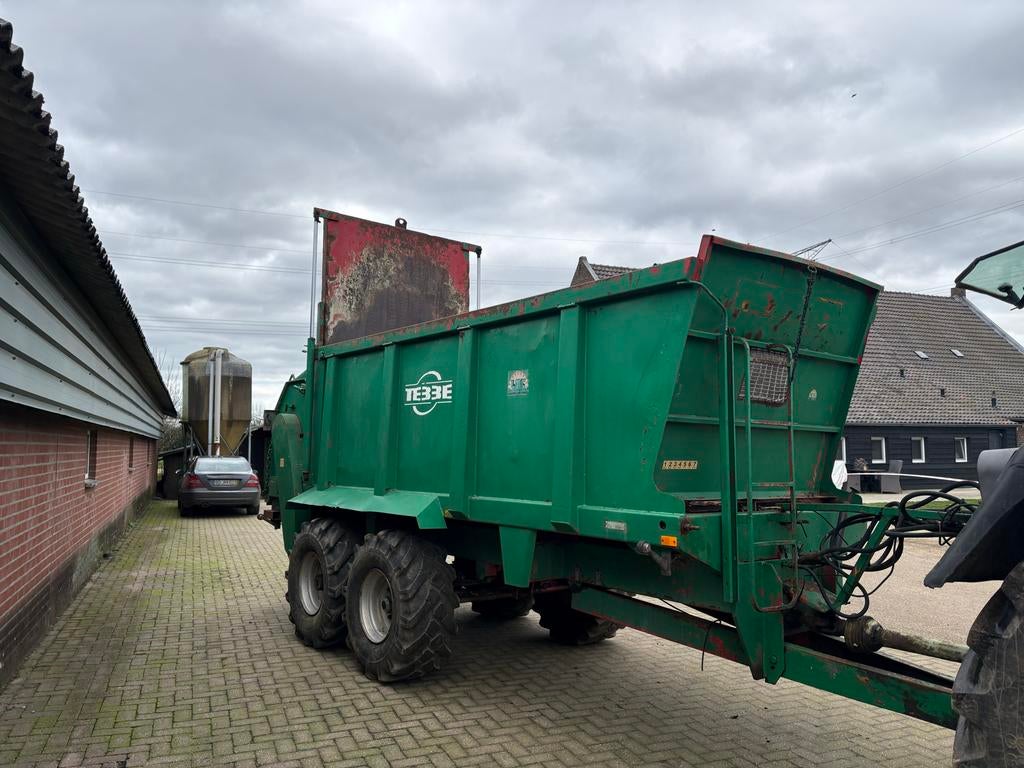 Tebbe HKS 12500 mestverspreider, Ophalen, Akkerbouw, Gewasbescherming en Bemesting
