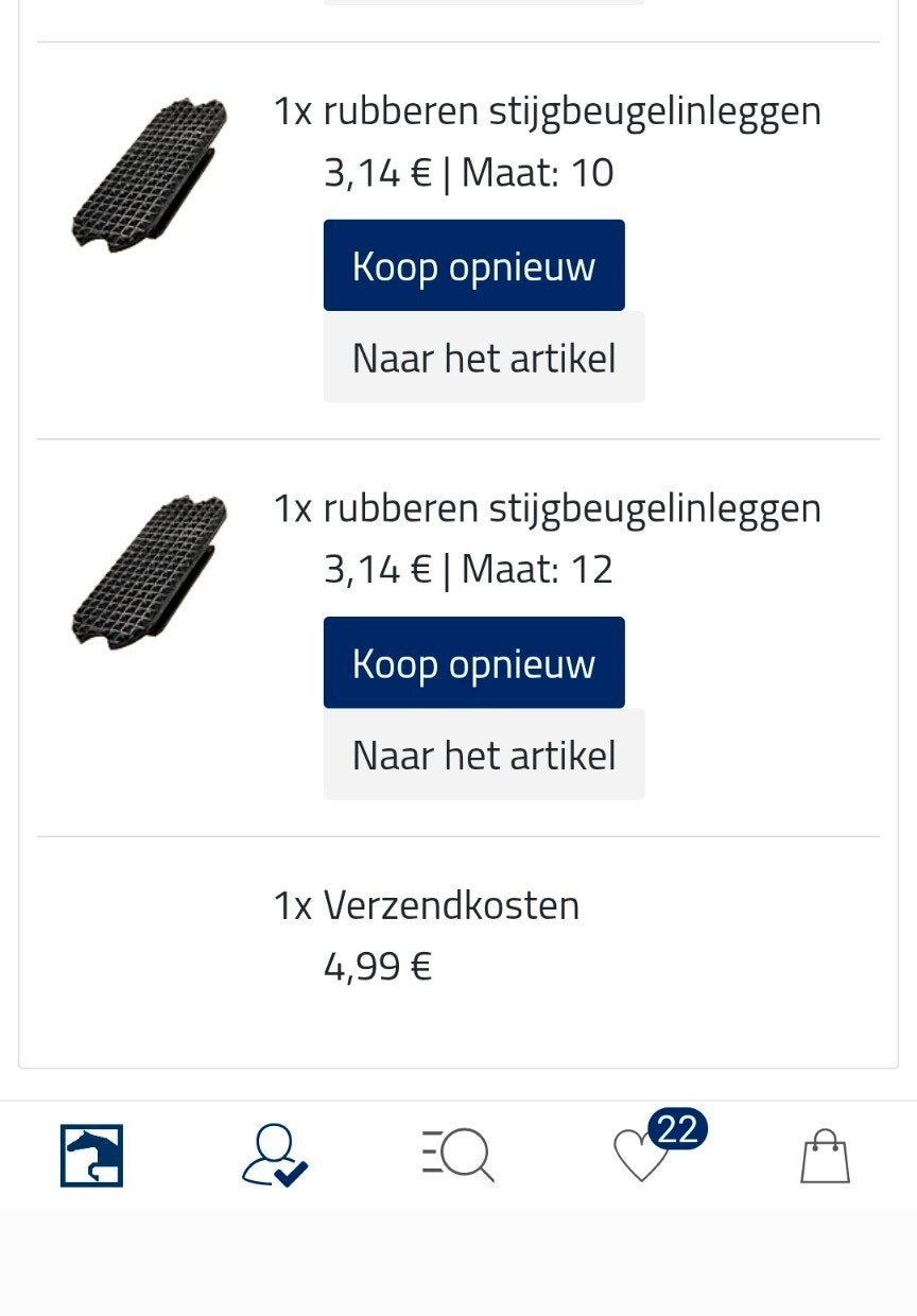 Anti slip blokjes stijgbeugel, Ophalen of Verzenden, Nieuw