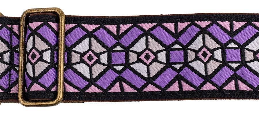 Gaucho GST-1282-4 Classic Serie gitaarriem paars/roze, ., Nieuw, Ophalen of Verzenden, .