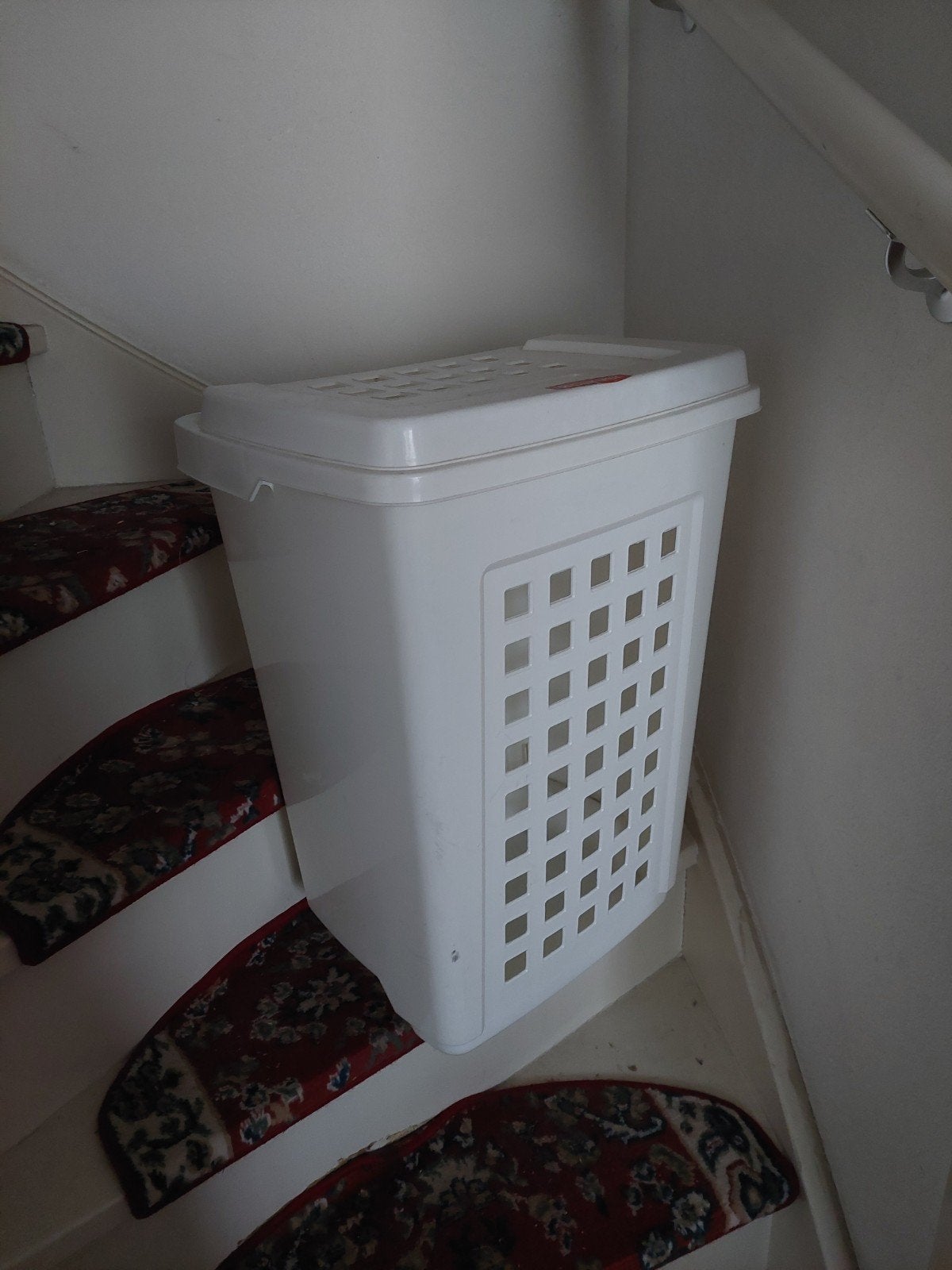 Wasmand, Ophalen, Zo goed als nieuw, Wit