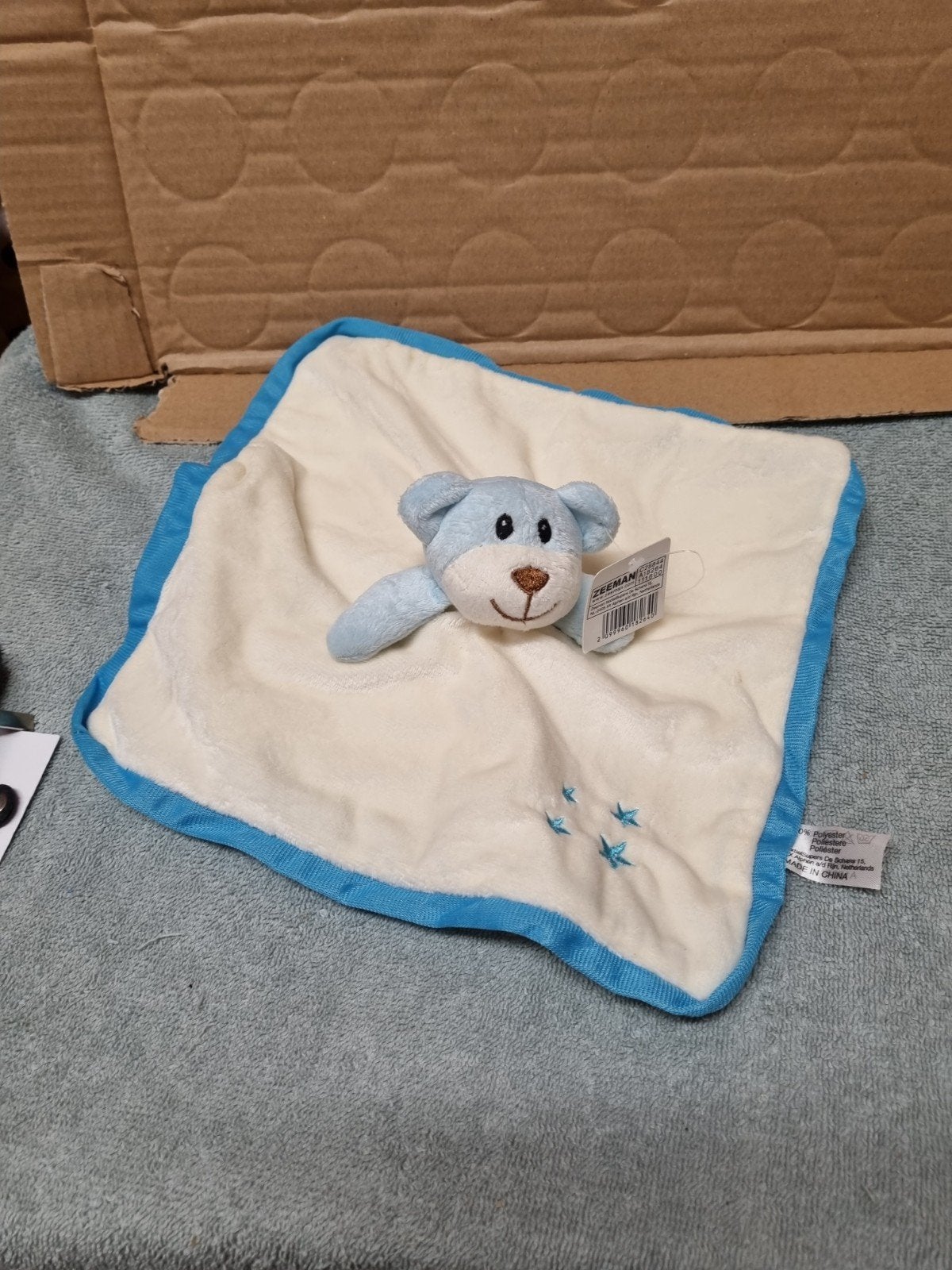 zeeman knuffel doekje ber blauwe nr 25, Ophalen of Verzenden, Nieuw, Overige typen