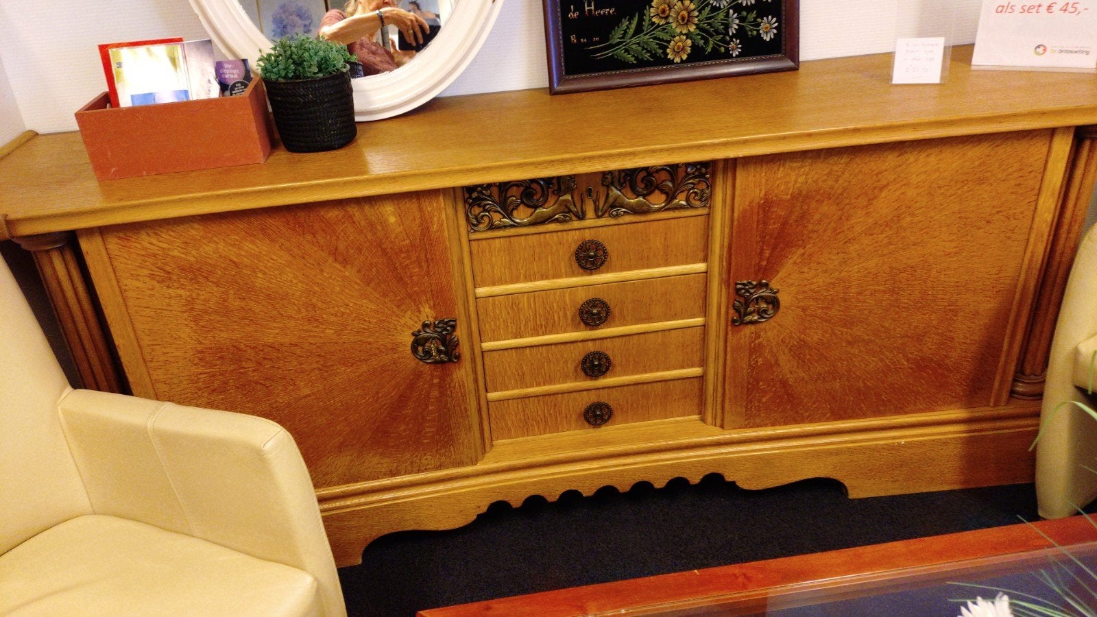 DRESSOIR BROCANT koopje€22,50, Ophalen, Gebruikt, Onbekend, 200 cm of meer