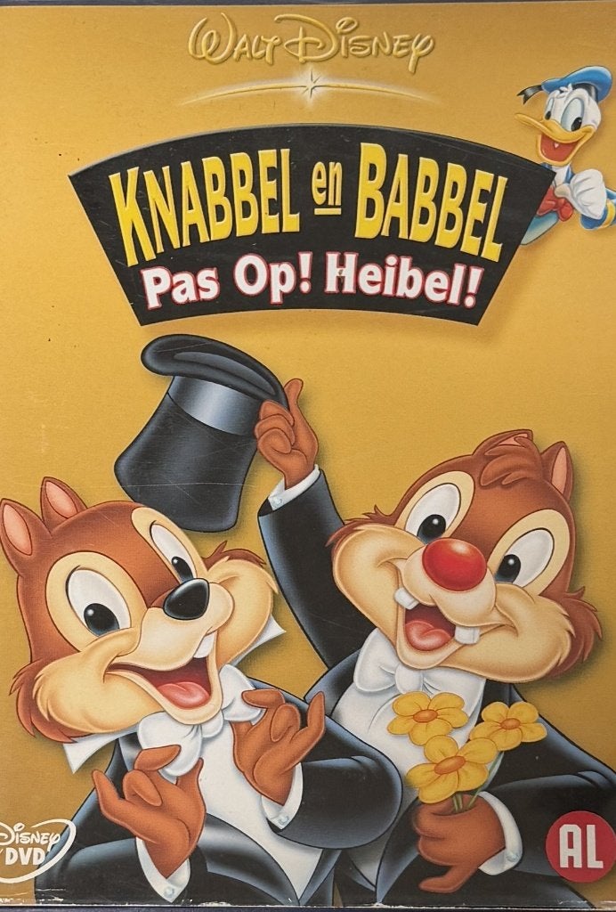 Knabbel en Babbel Pas op Heibel Walt Disney DVD, Alle leeftijden, Verzenden, Zo goed als nieuw, Amerikaans