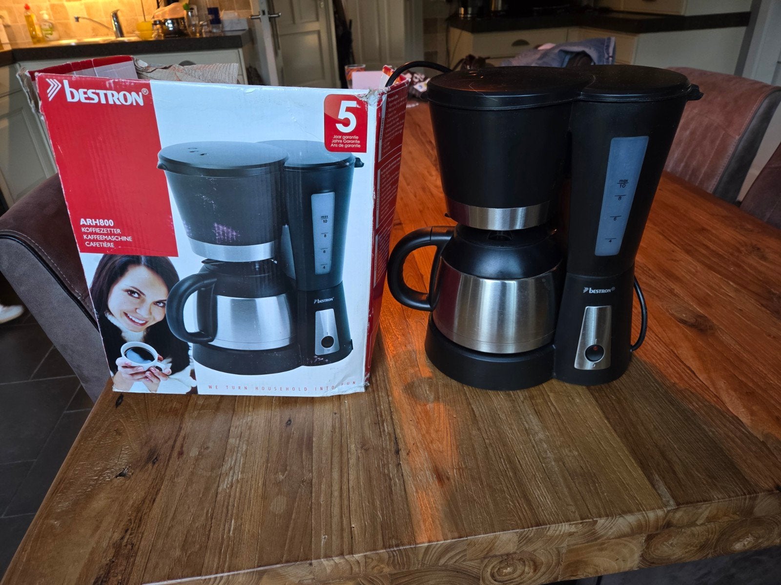Camping koffiezetapparaat, Ophalen, Gebruikt