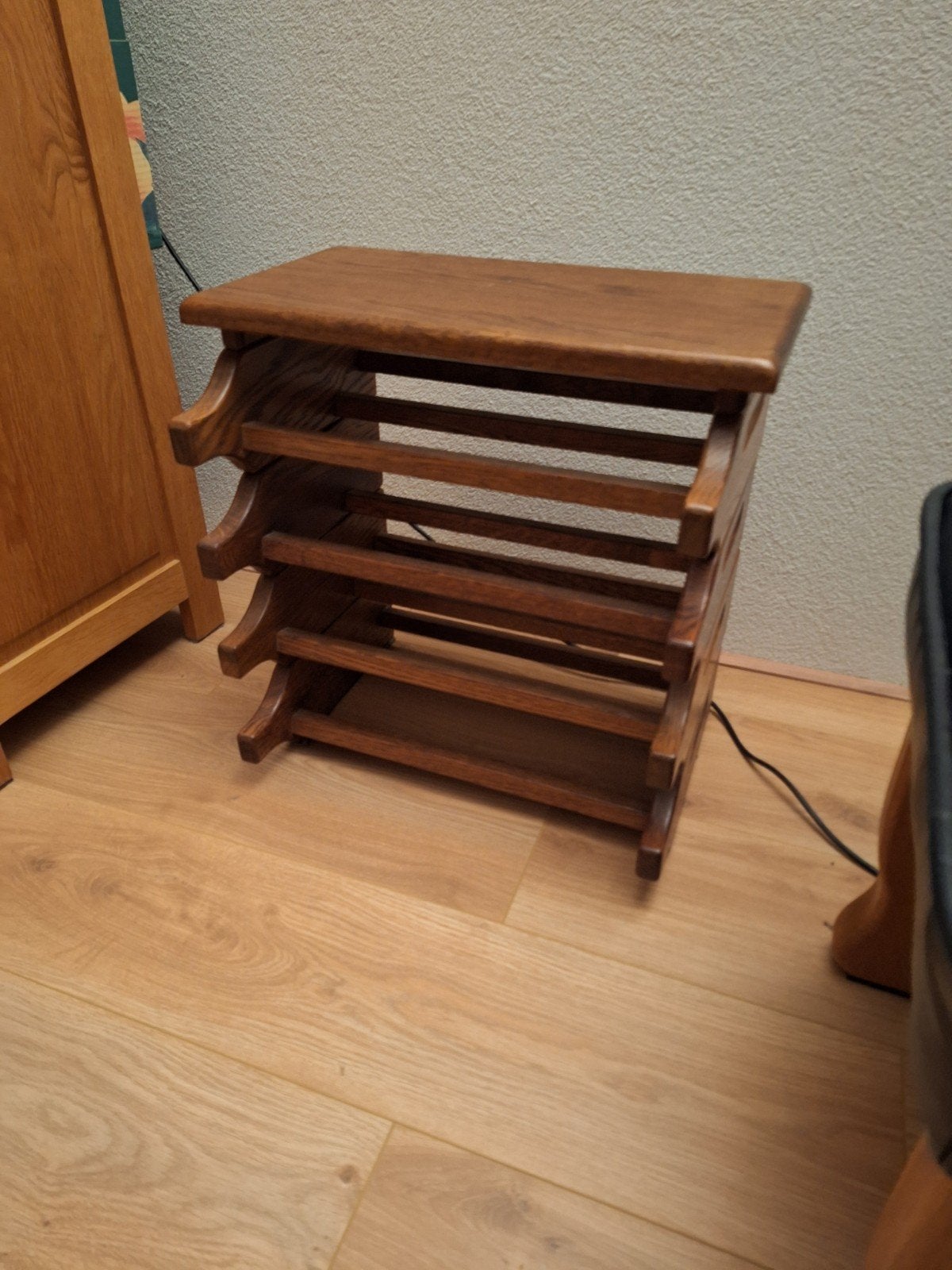 Gratis: houten wijnrek, Huis en Inrichting, Ophalen, Gebruikt, Hout
