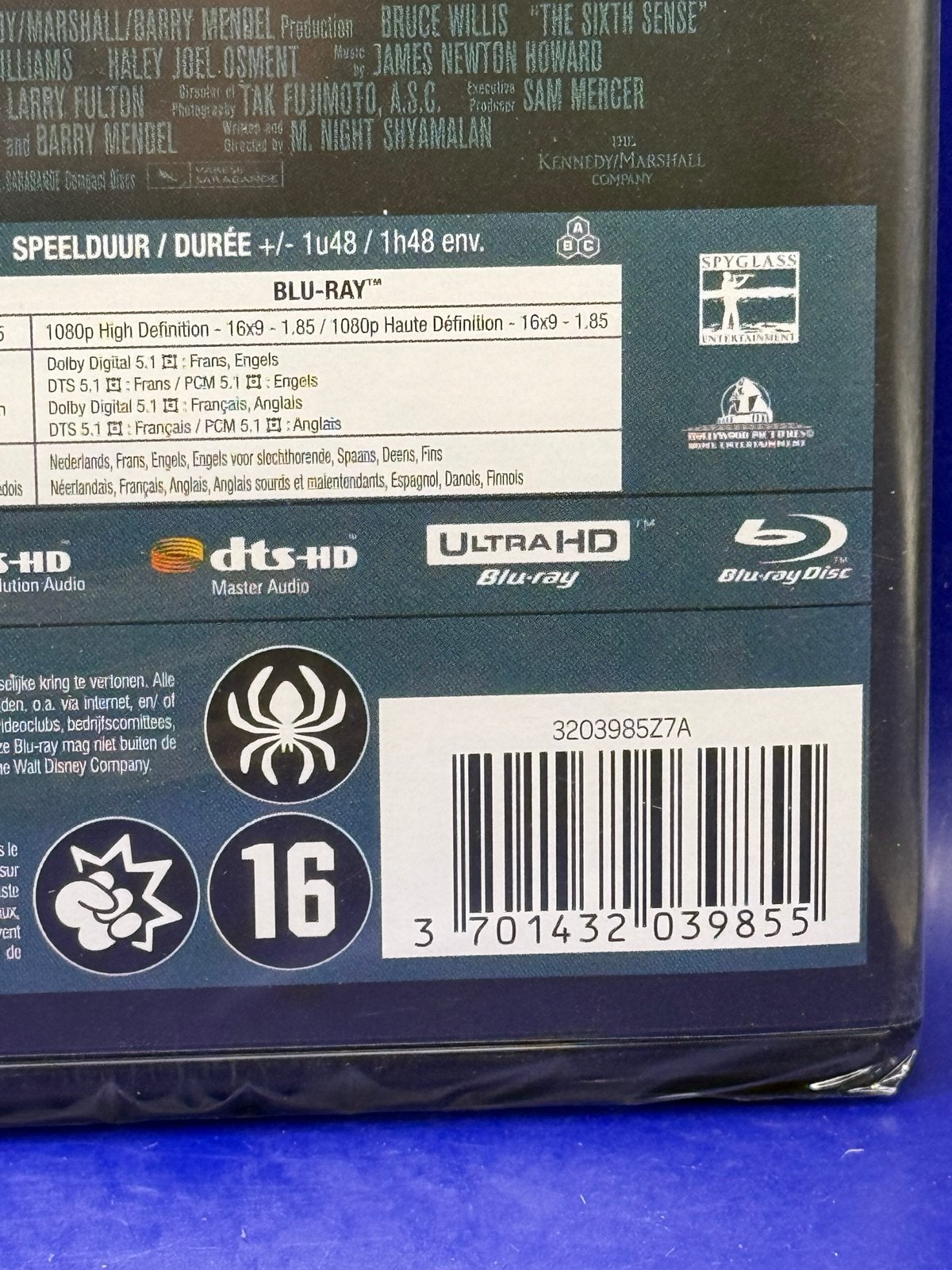 The Sixth Sense 4K Ultra HD UHD + Blu-ray NLO SEALEND - 119, Engels, Vanaf 16 jaar, Verzenden, .