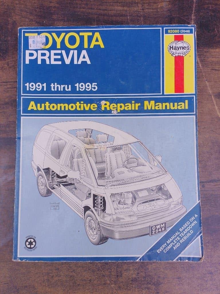 Haynes werkplaatsboek Toyota Previa  1991- 95, Ophalen of Verzenden, Gelezen, Toyota