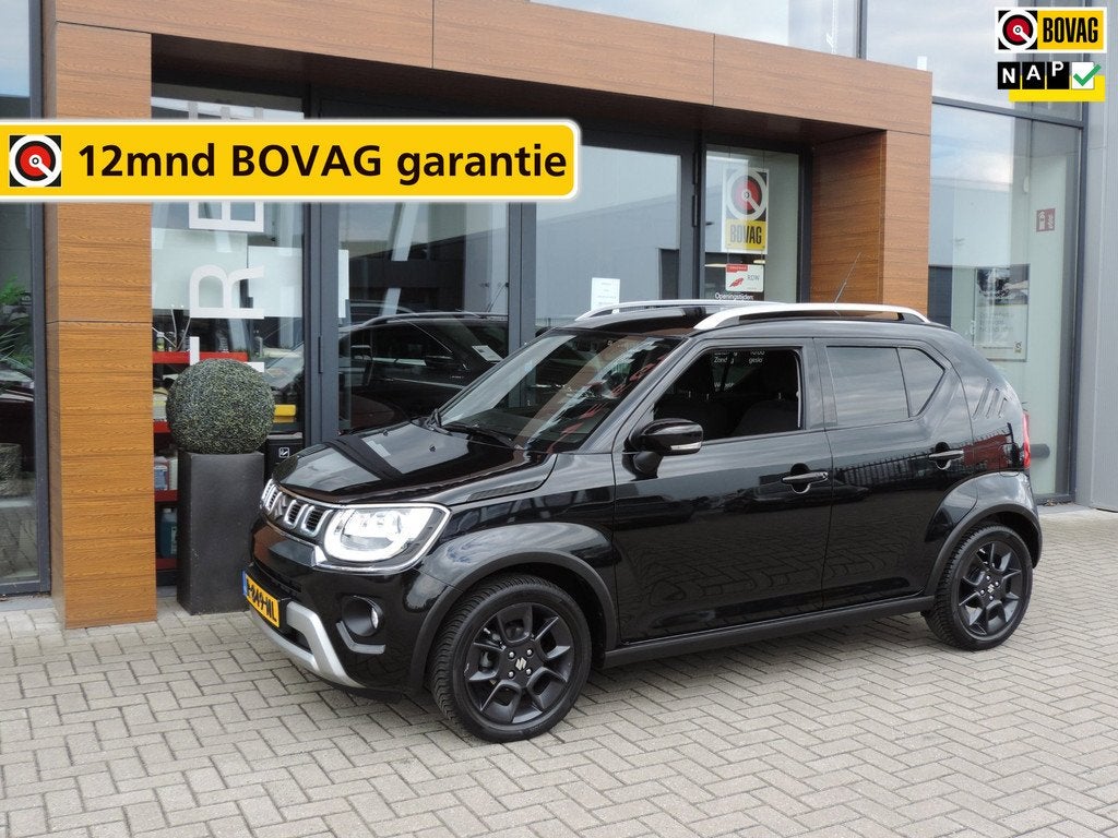 Suzuki Ignis 1.2 Smart Hybrid Style AUTOMAAT 28.000km | LED, Stof, Gebruikt, 4 cilinders, Zwart