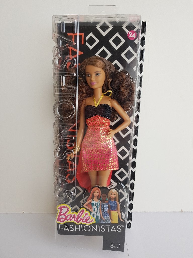 Barbie Fashionistas #24 Crazy for Coral - Petite (NRFB), Verzamelen, Ophalen of Verzenden, Nieuw, Fashion Doll